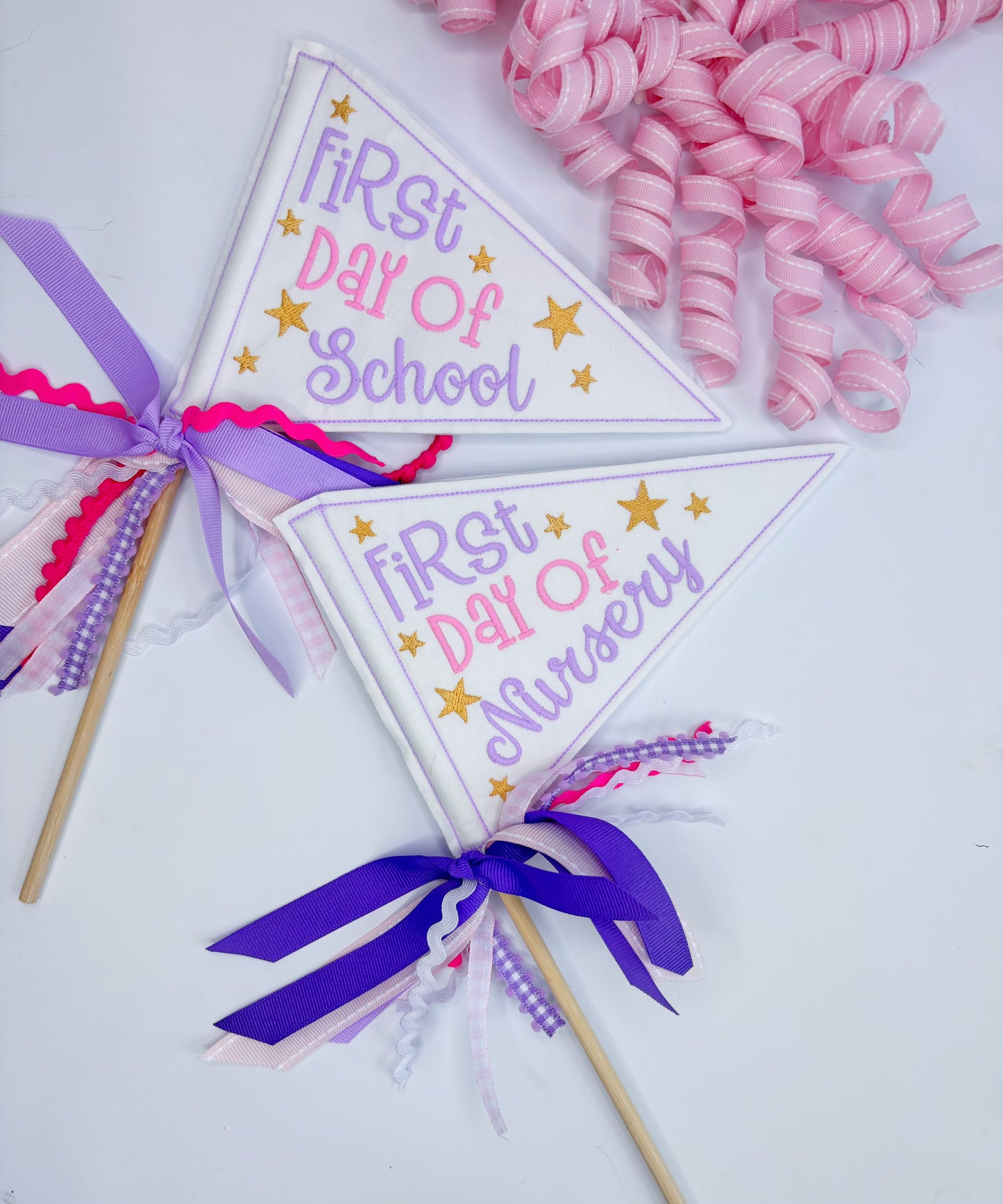 B2S 1st Day of School Pennant Flag