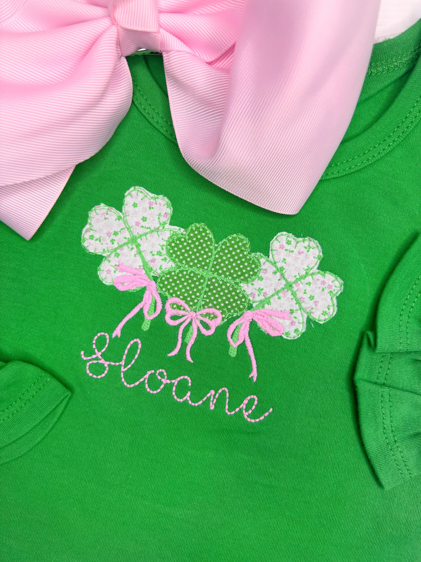 Happy Bow Shamrocks