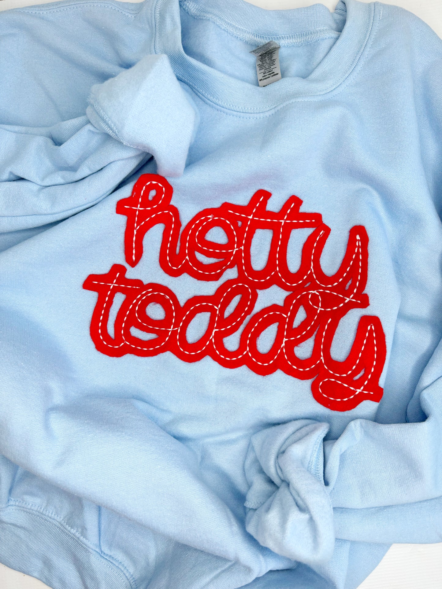 Adult Felt Name Sweatshirts