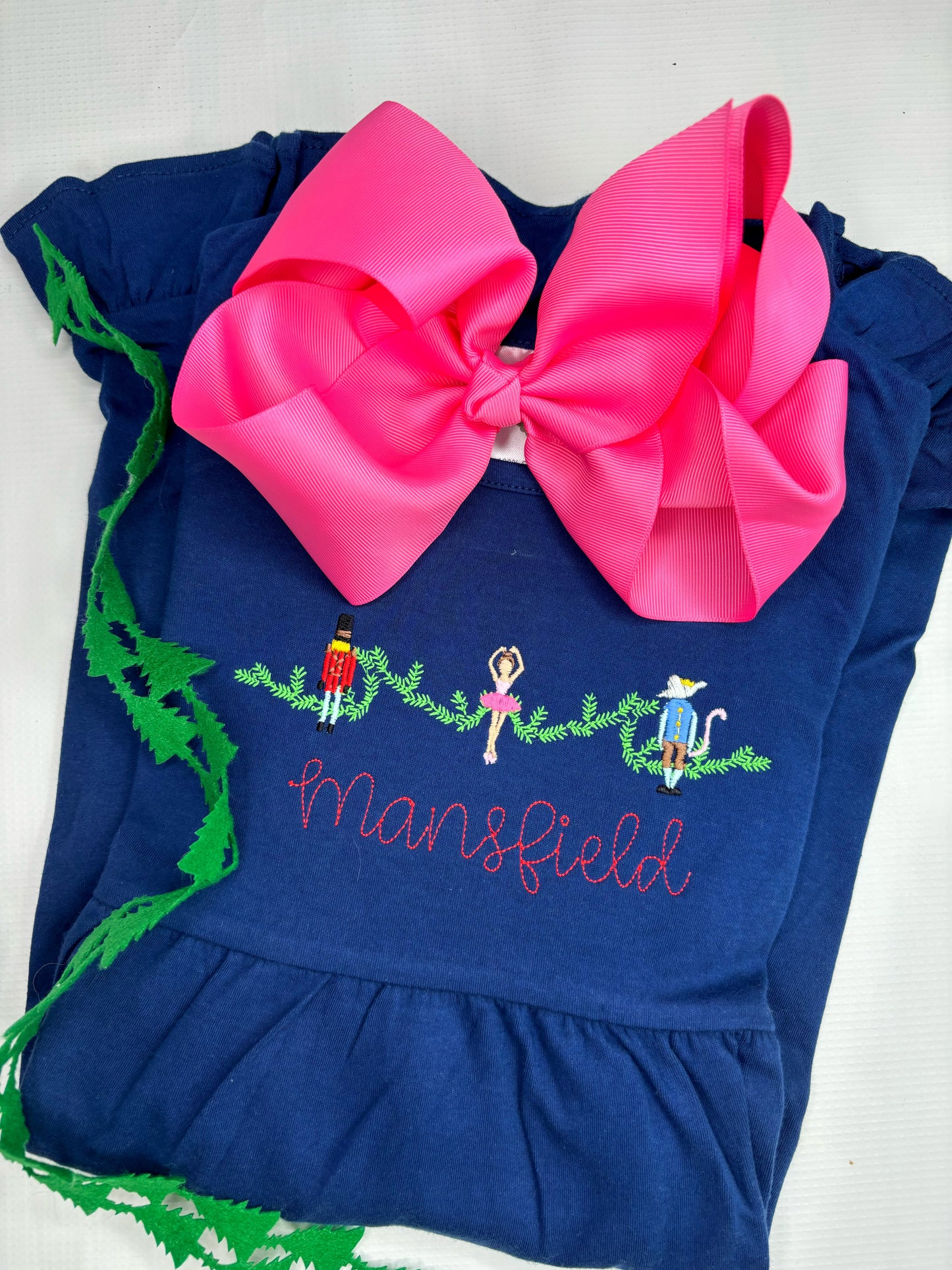 Nutcracker Swag Monogram Design