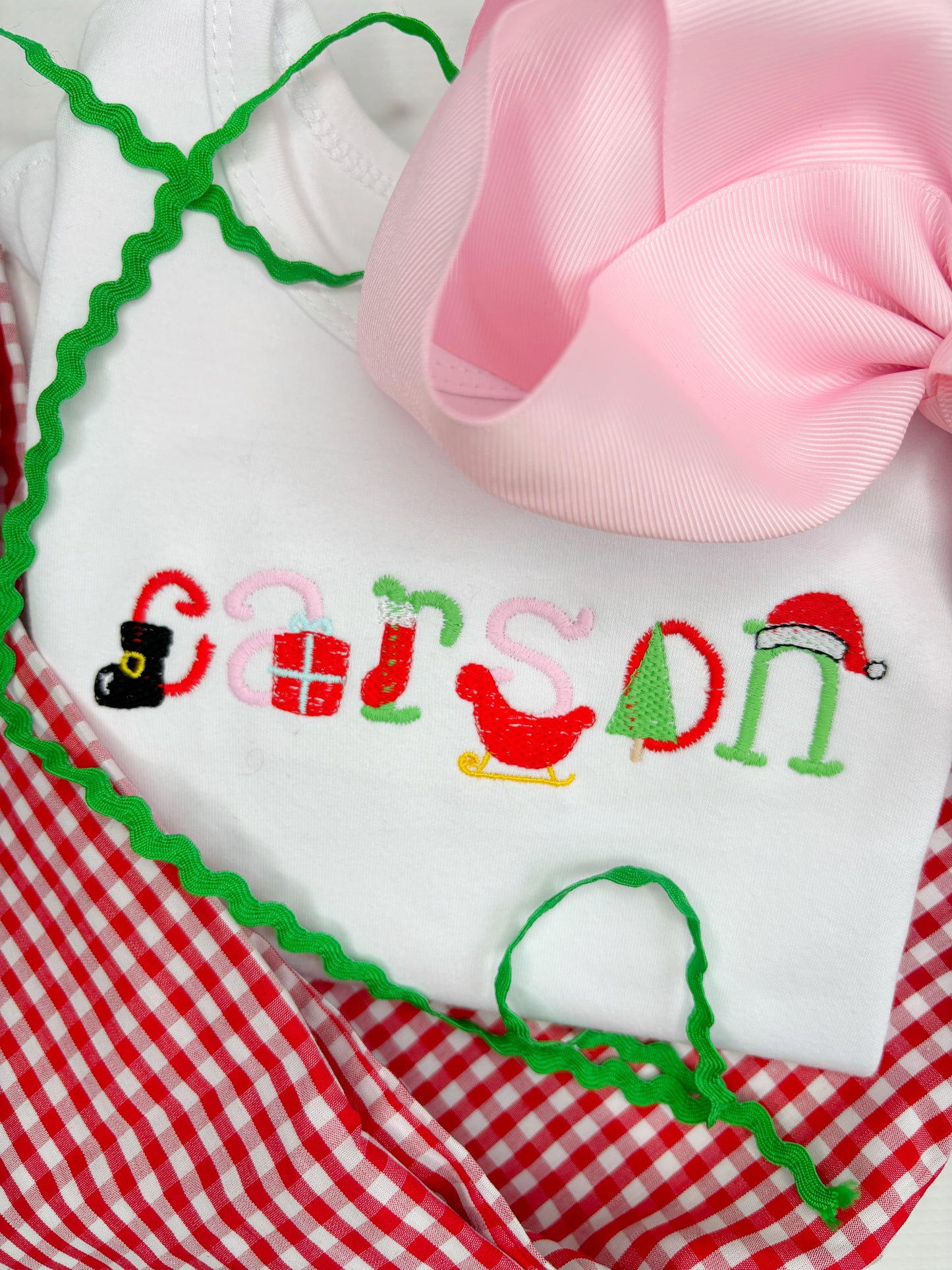 Christmas Alphabet Custom Name