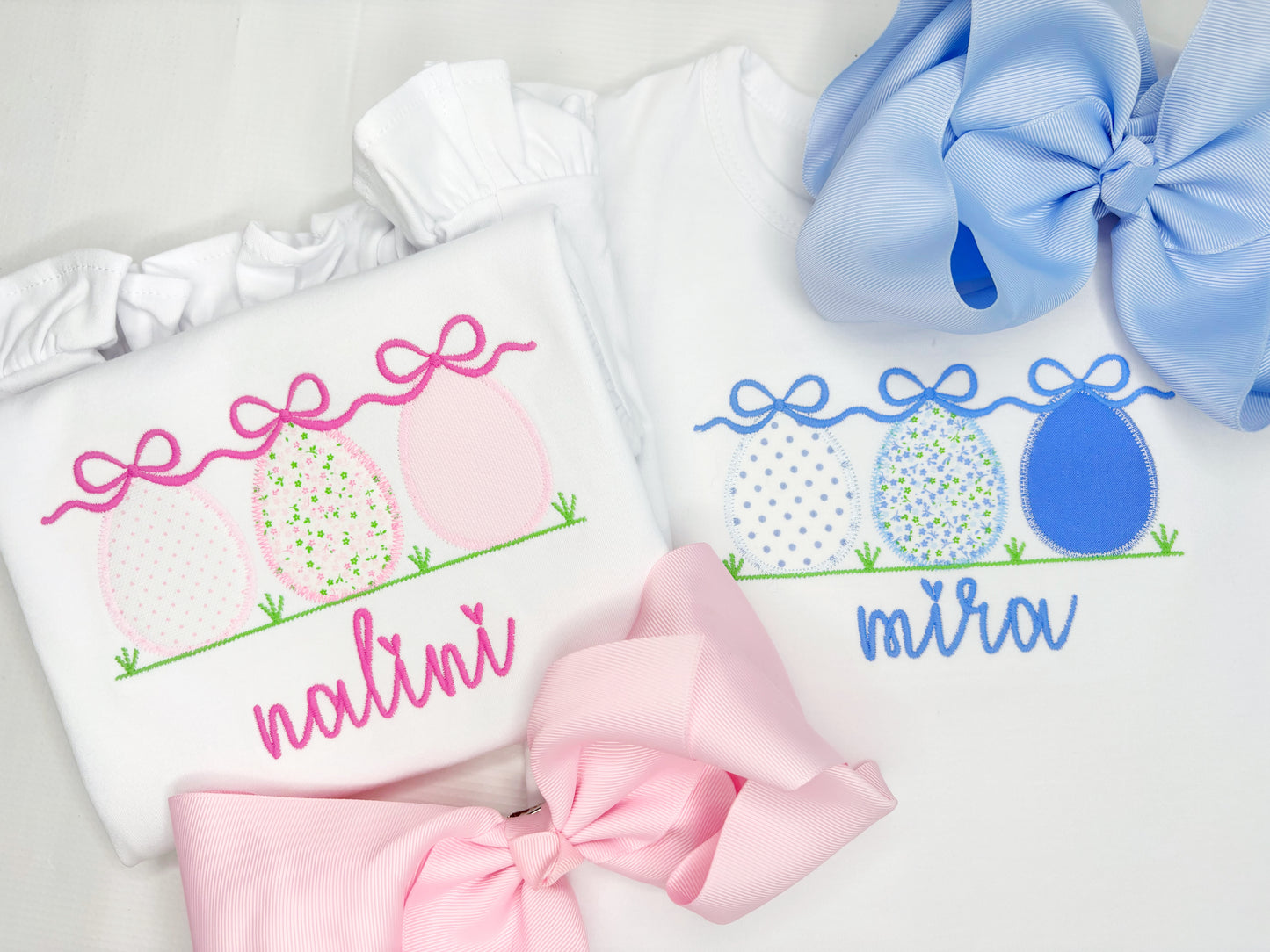 Floral Easter Egg Trio