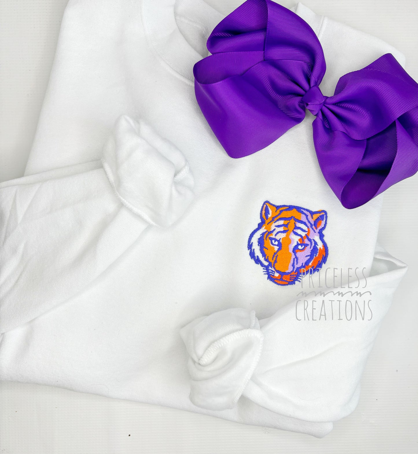 Multicolored Tiger Sweatshirt Design