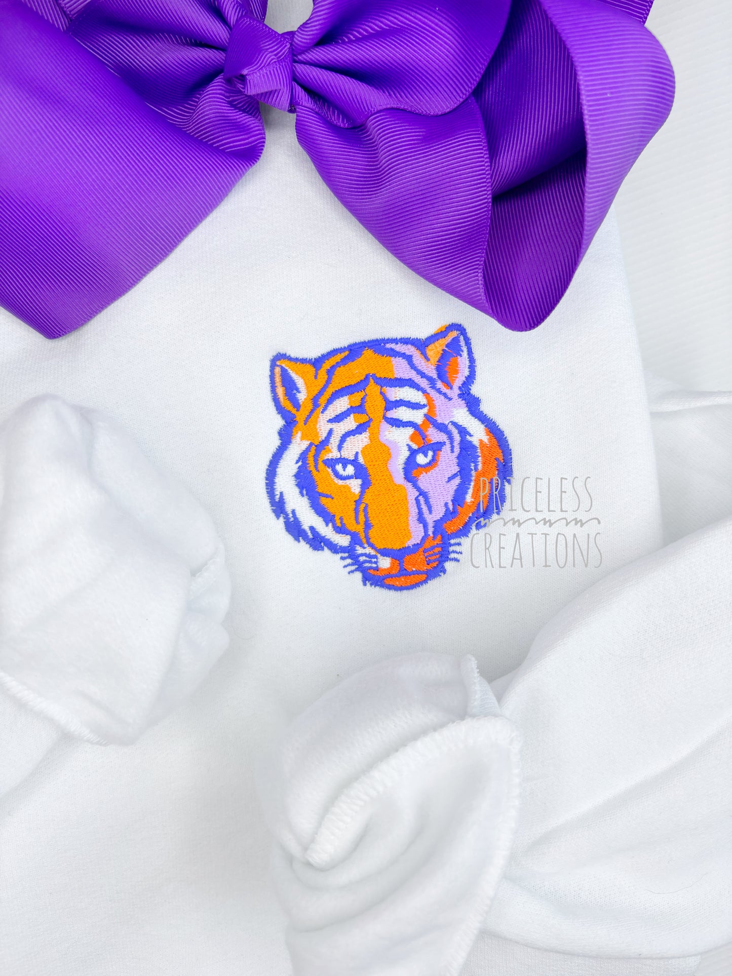 Multicolored Tiger Sweatshirt Design