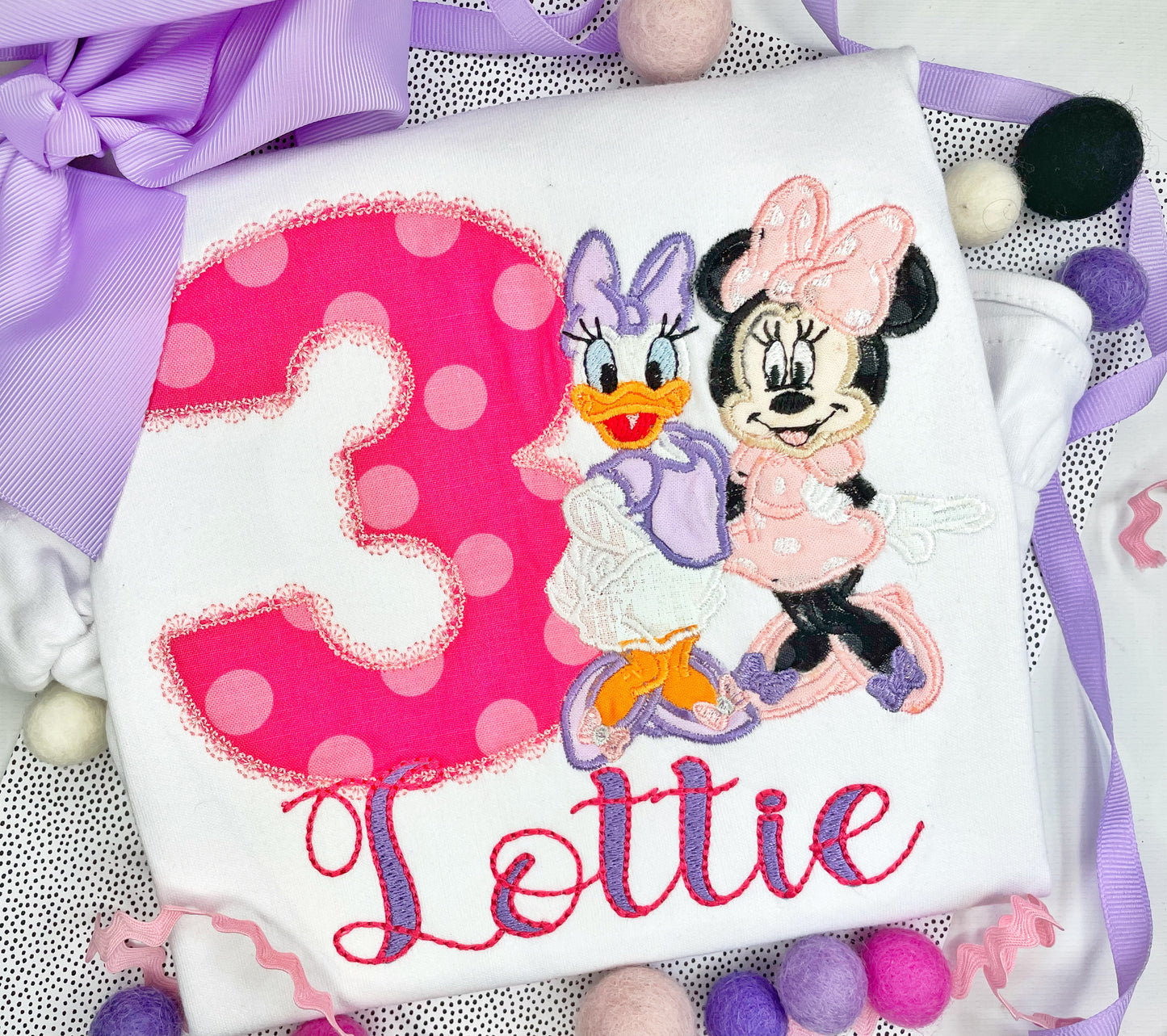 Miss Mouse & Miss Duck Birthday Design