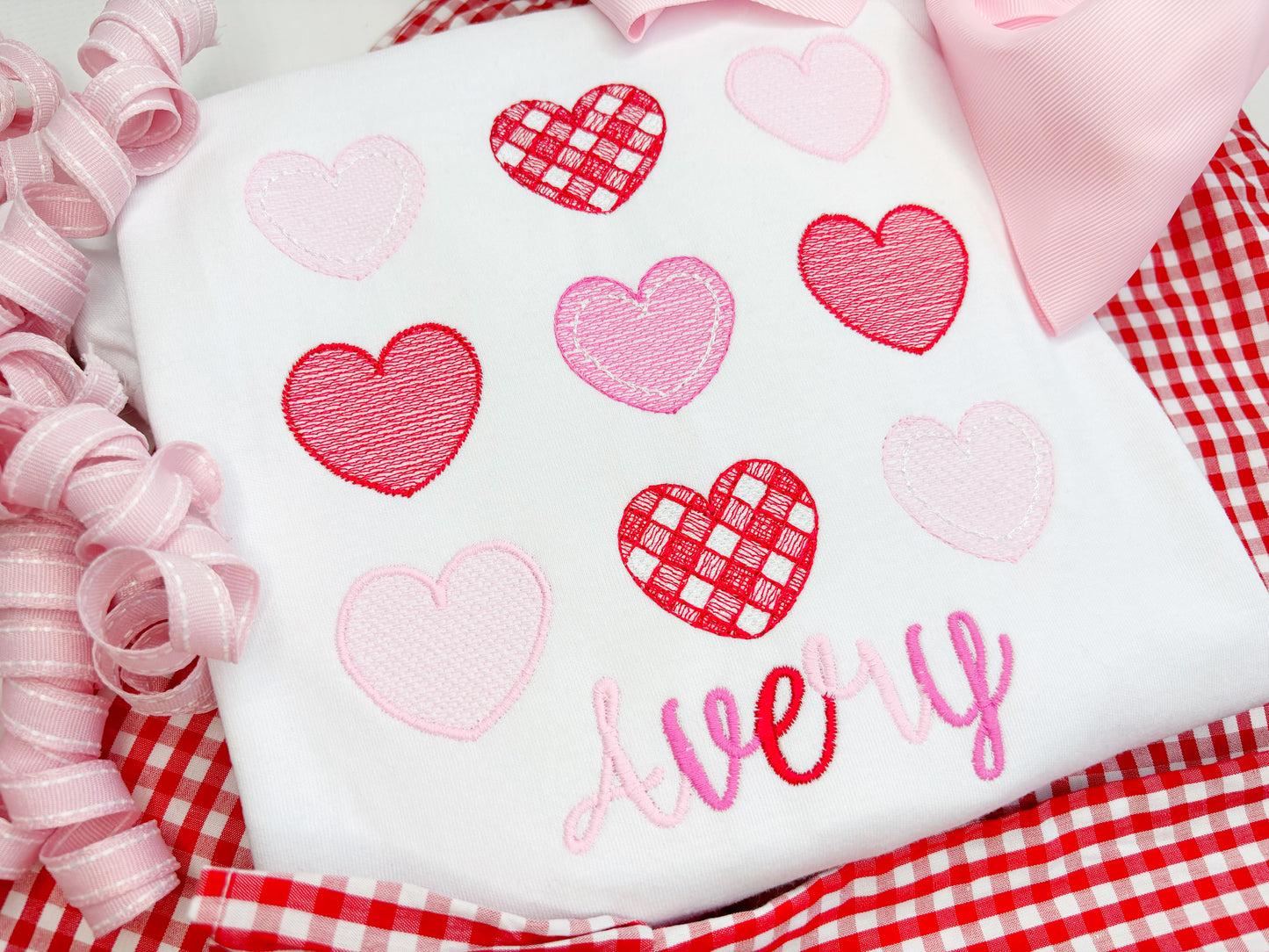Valentine 9 Hearts Design