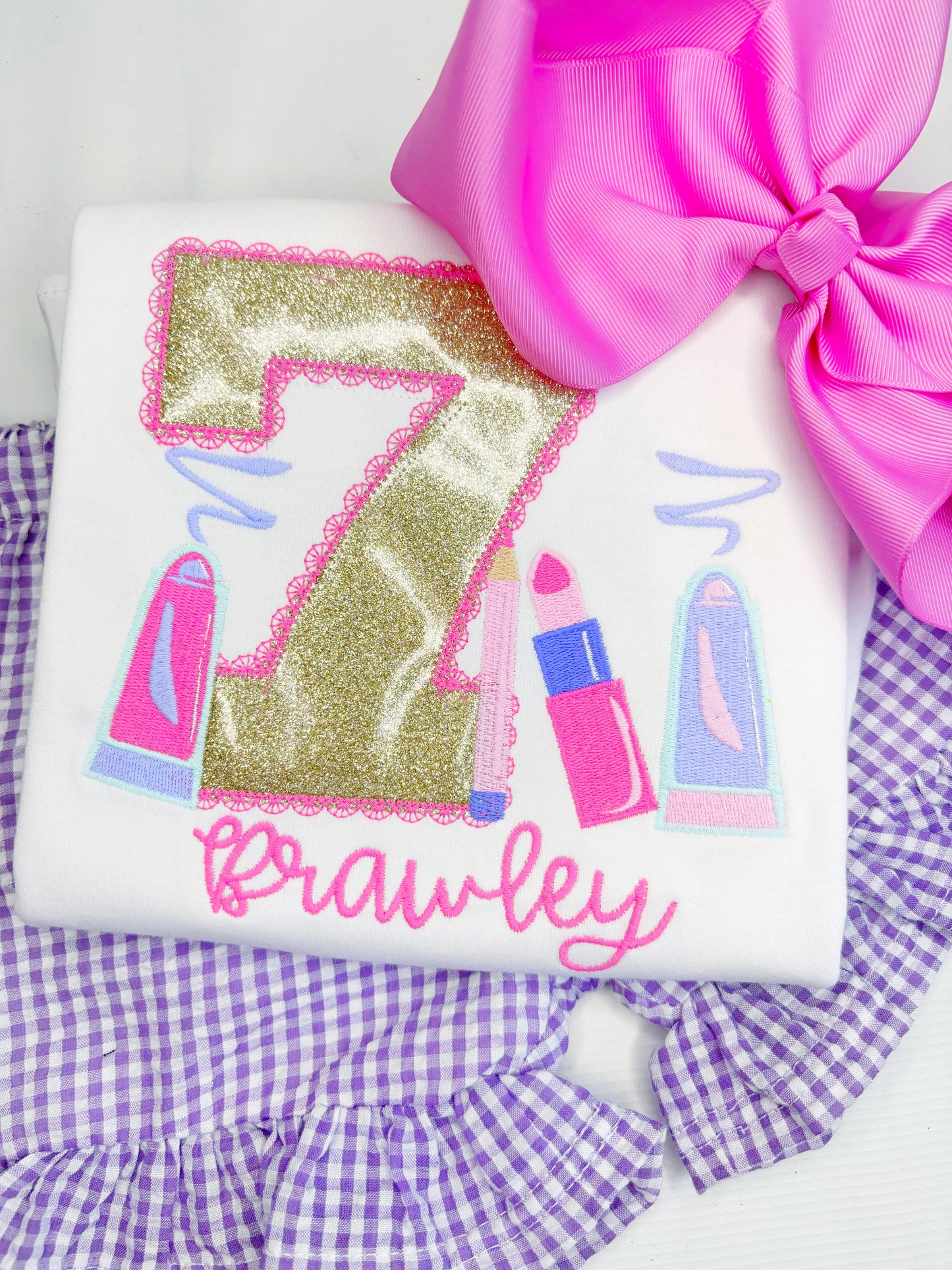Girl's Make Up Birthday Design