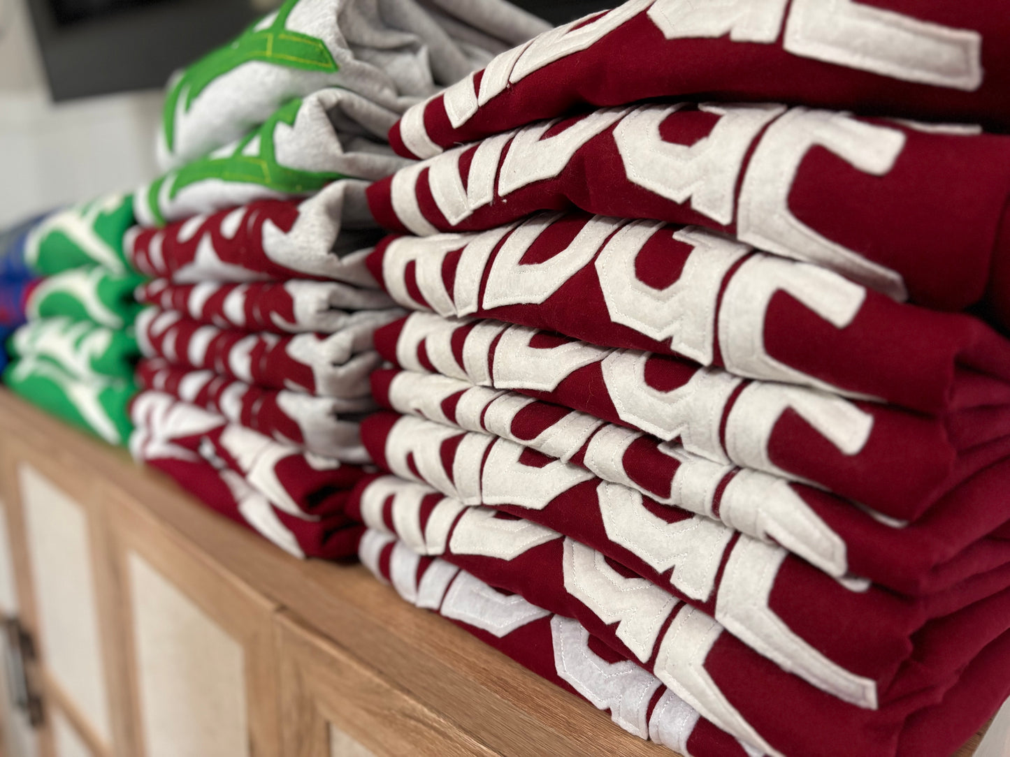 Local Team Felt Sweatshirts