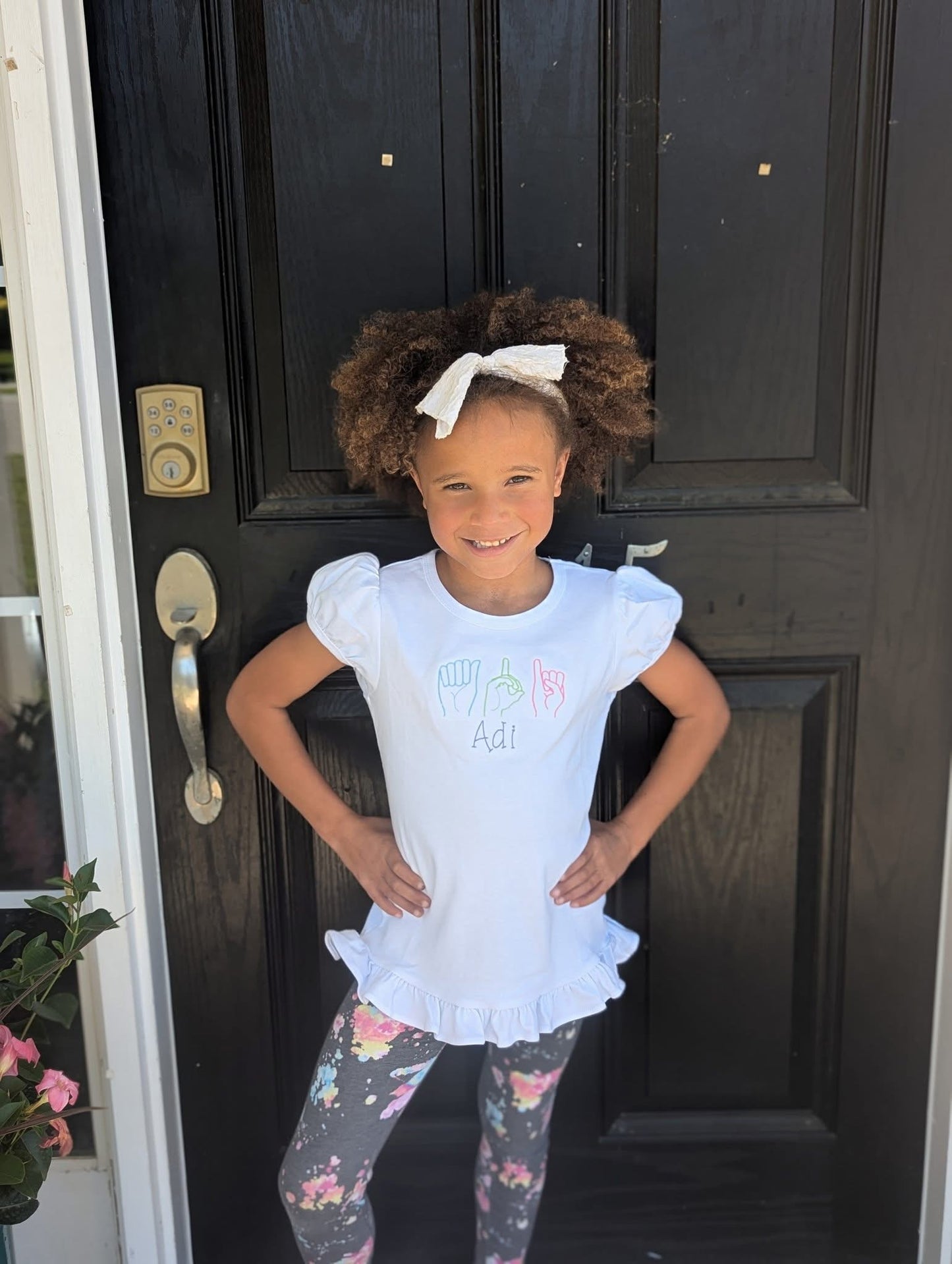 Girl's Sign Language Custom Shirt
