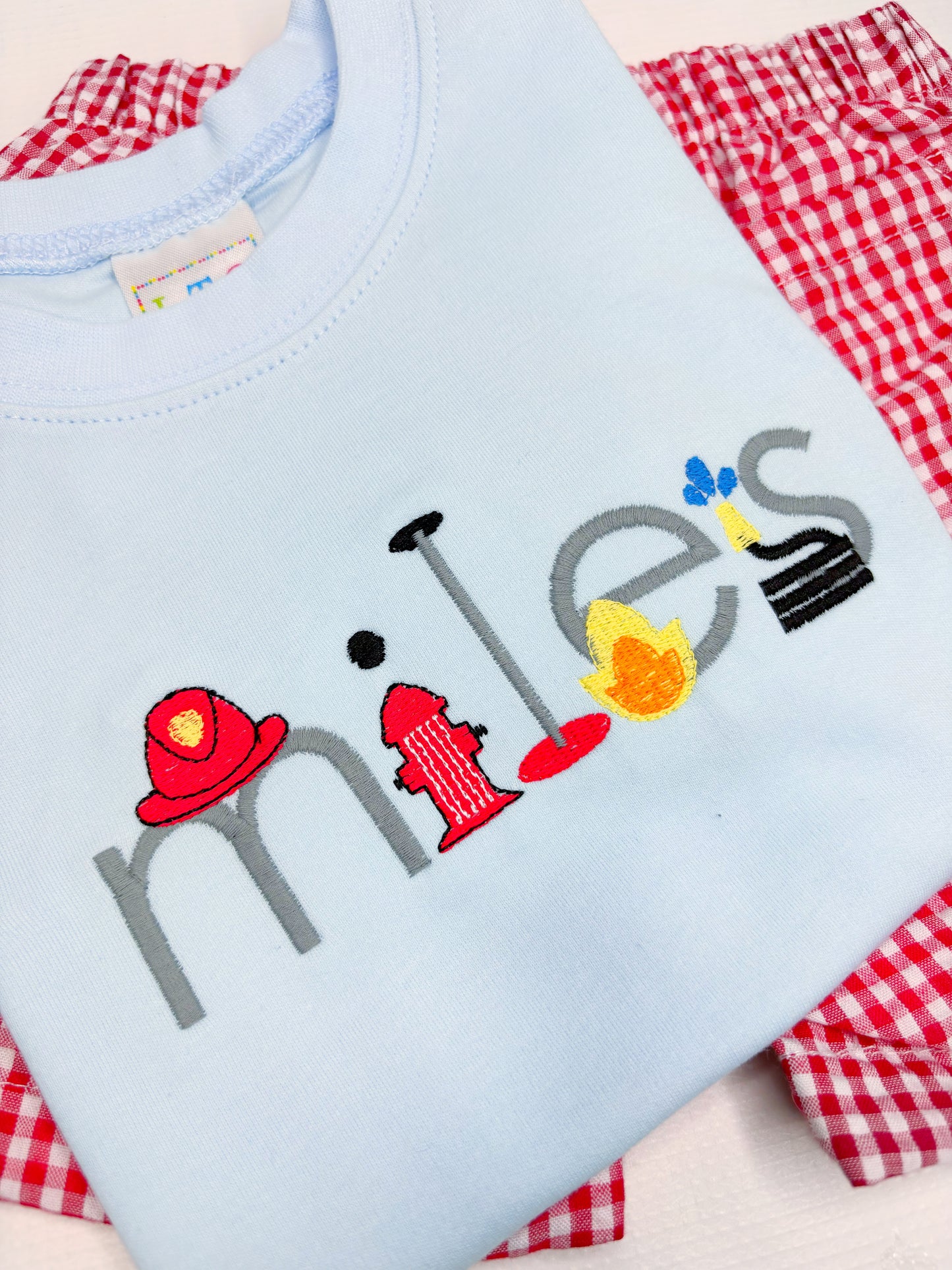 Fireman Alphabet Design