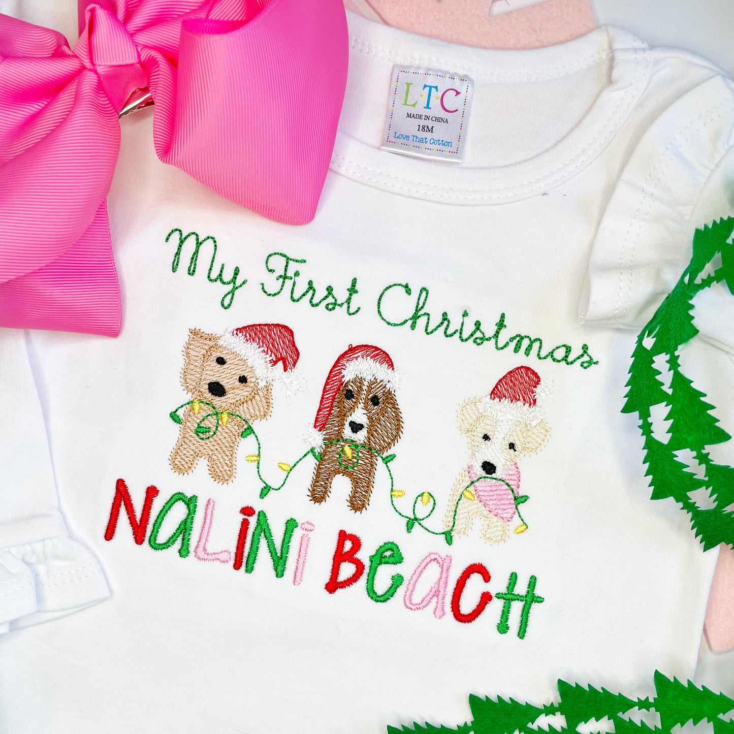 Christmas Puppies Sketch Design