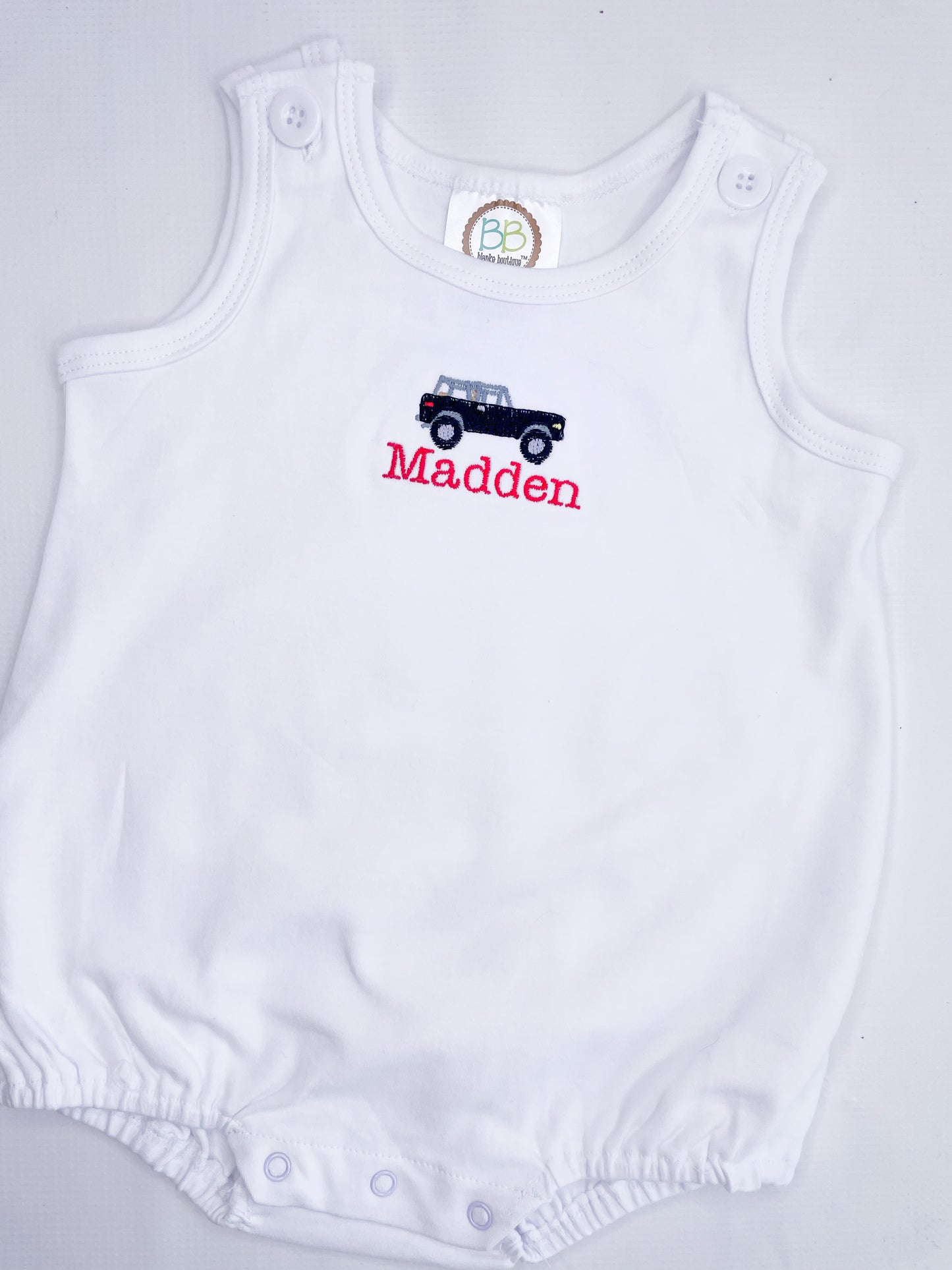 Mini Bronco Embroidery Design
