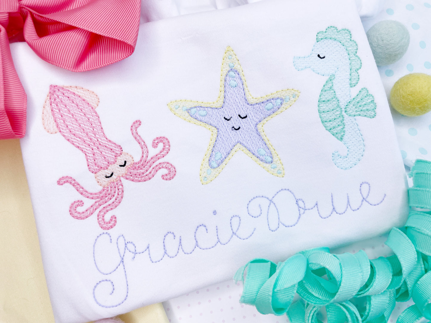 Sea Animals Sketch Design