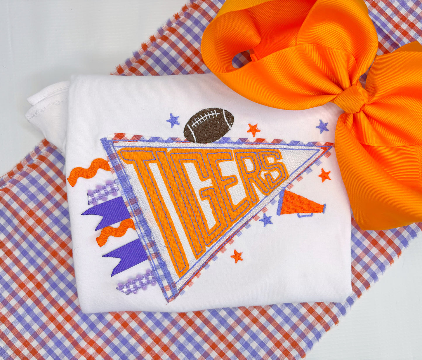 Game Day Ribbon Flag Design