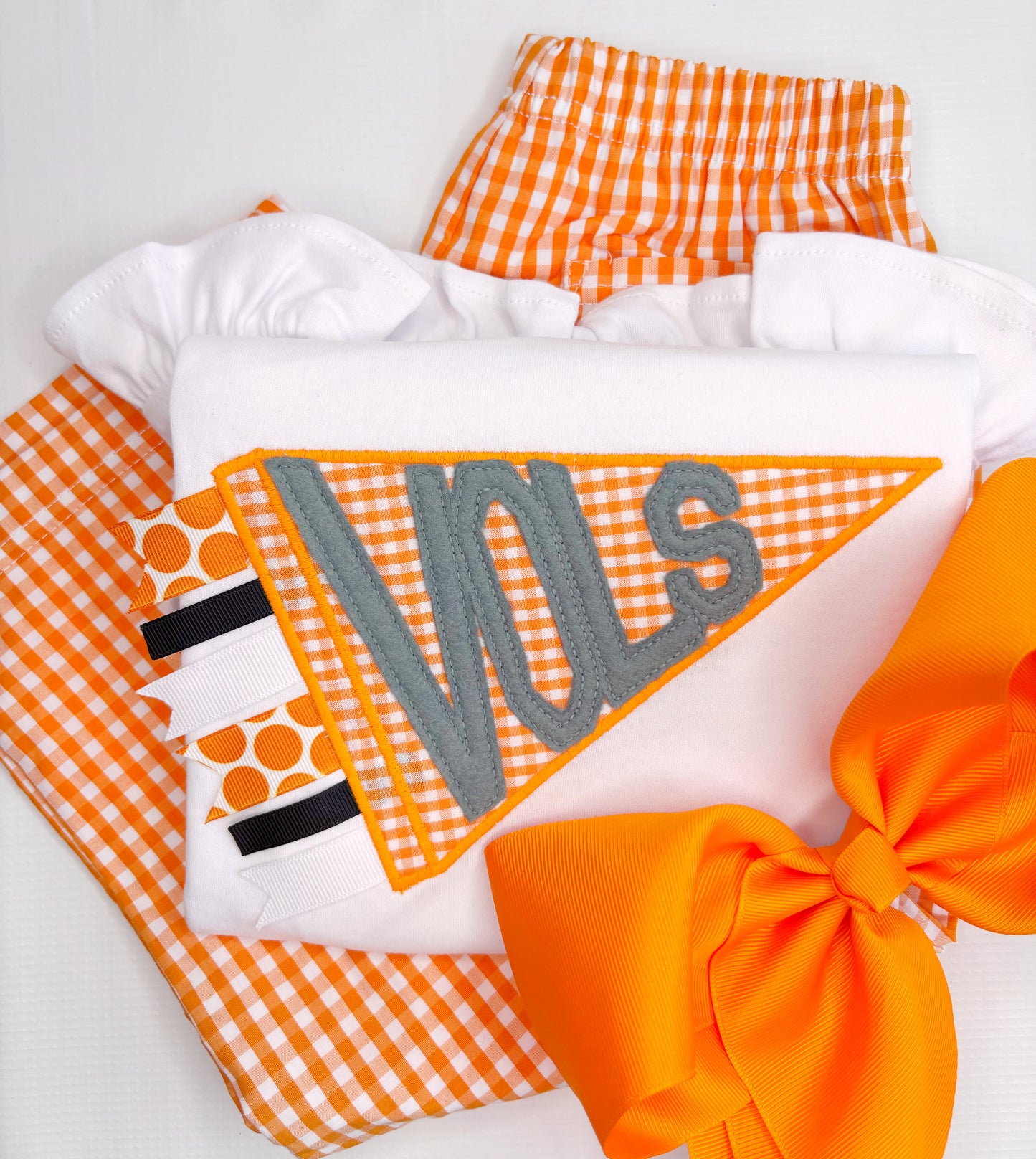 Game Day Ribbon Flag Design