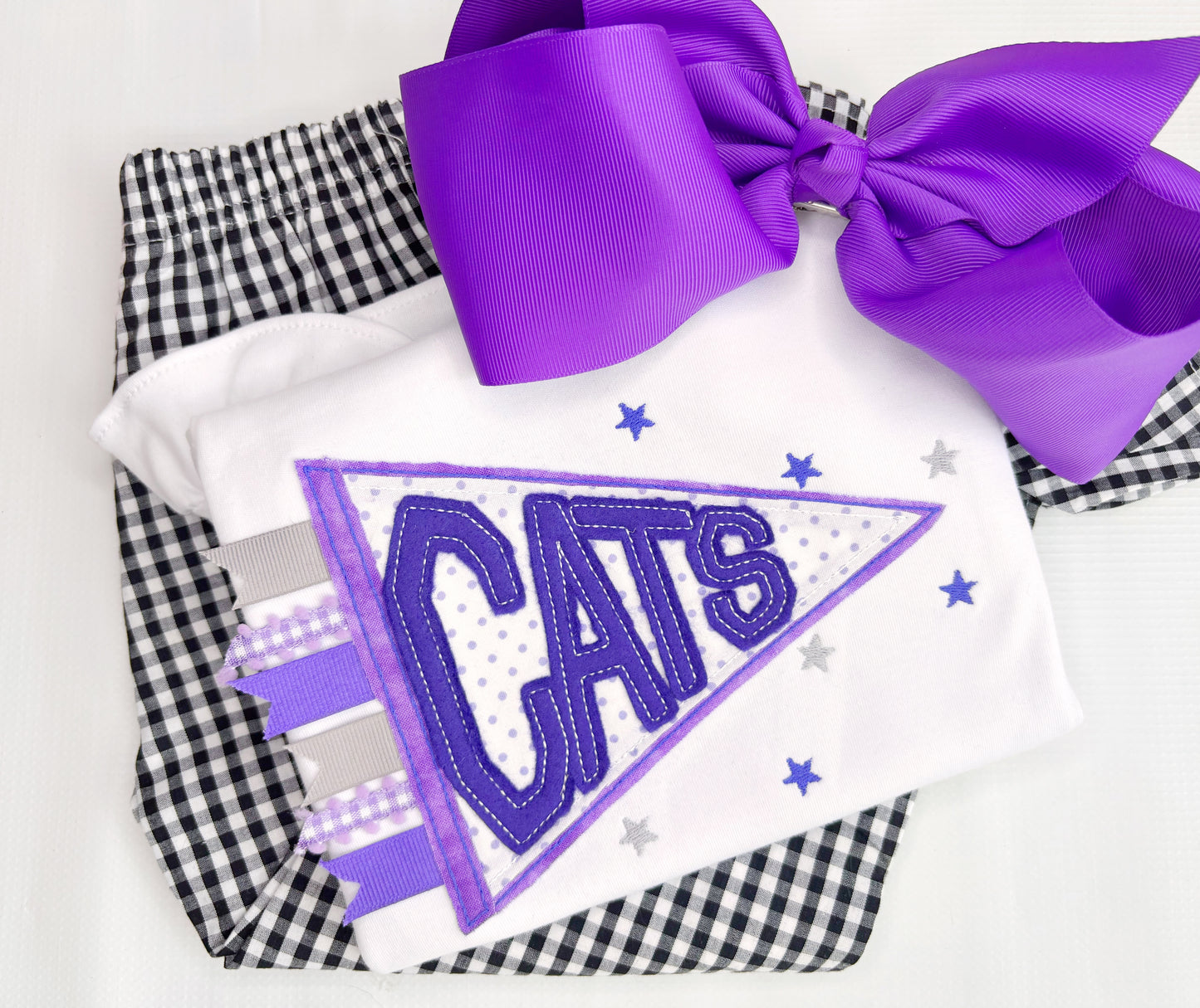 Game Day Ribbon Flag Design