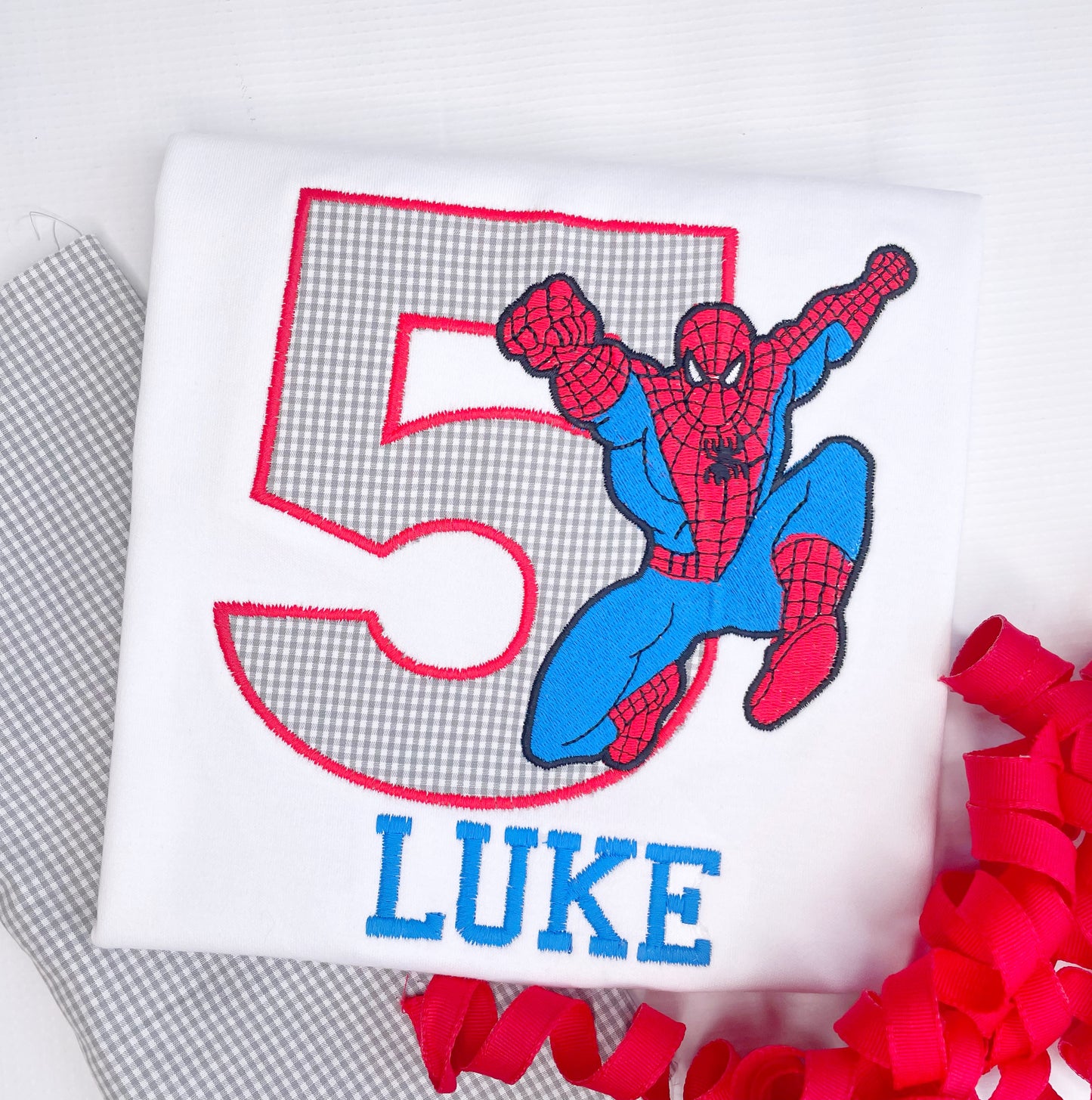 Boy's Spiderboy Birthday Shirt