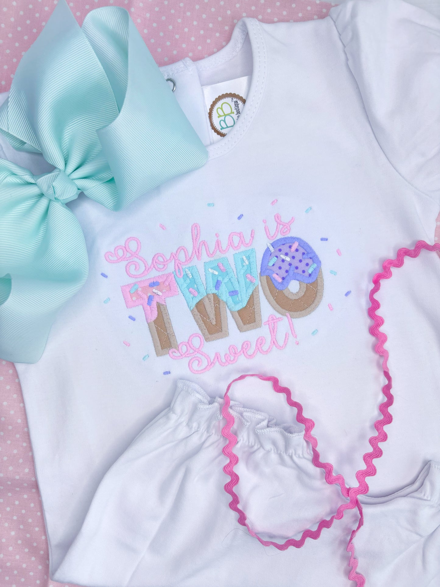 TWO Sweet Birthday Design