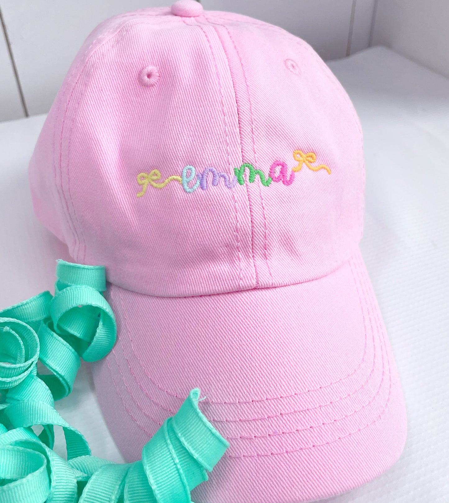 Monogrammed Toddler Baseball Hat