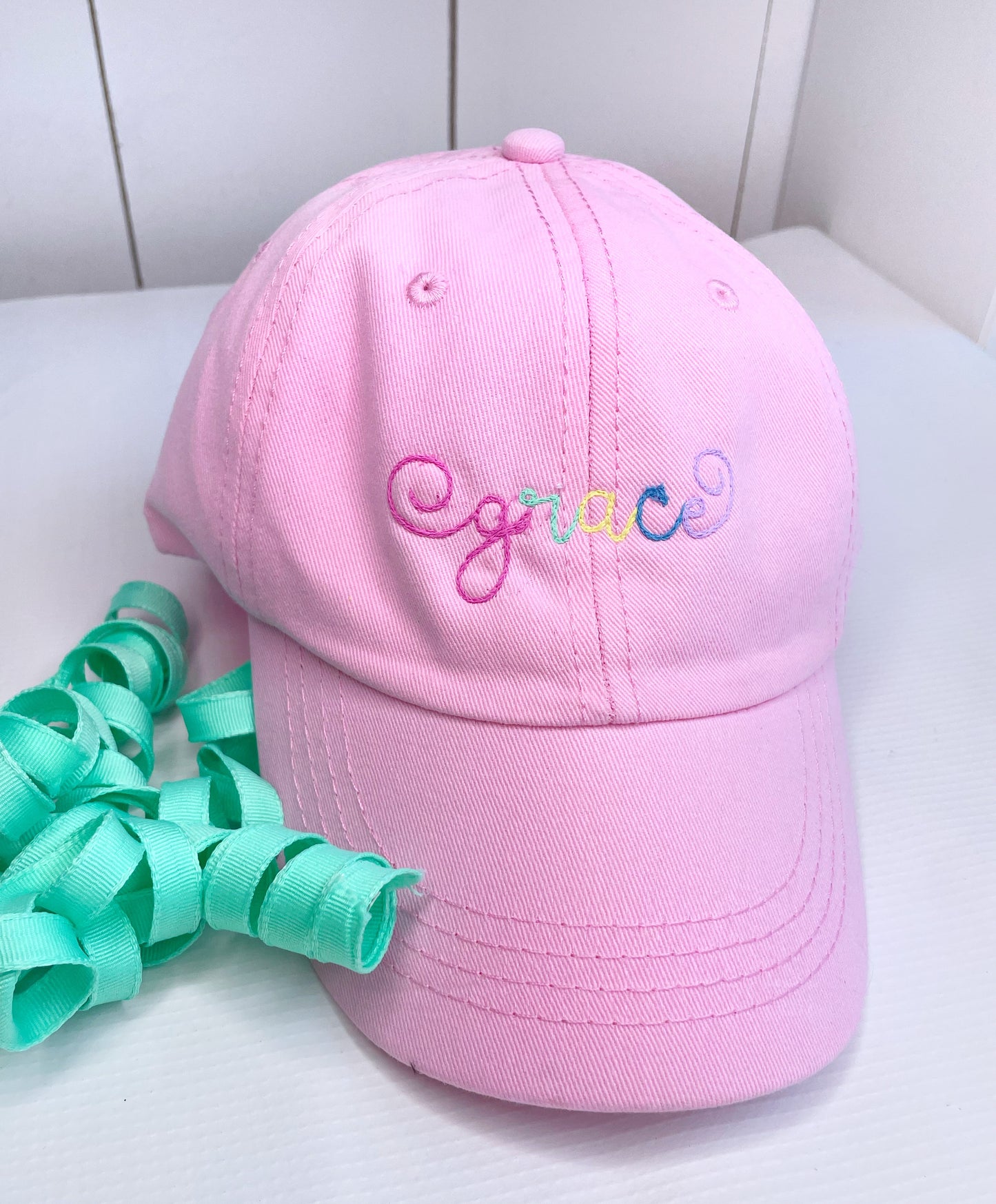 Monogrammed Toddler Baseball Hat
