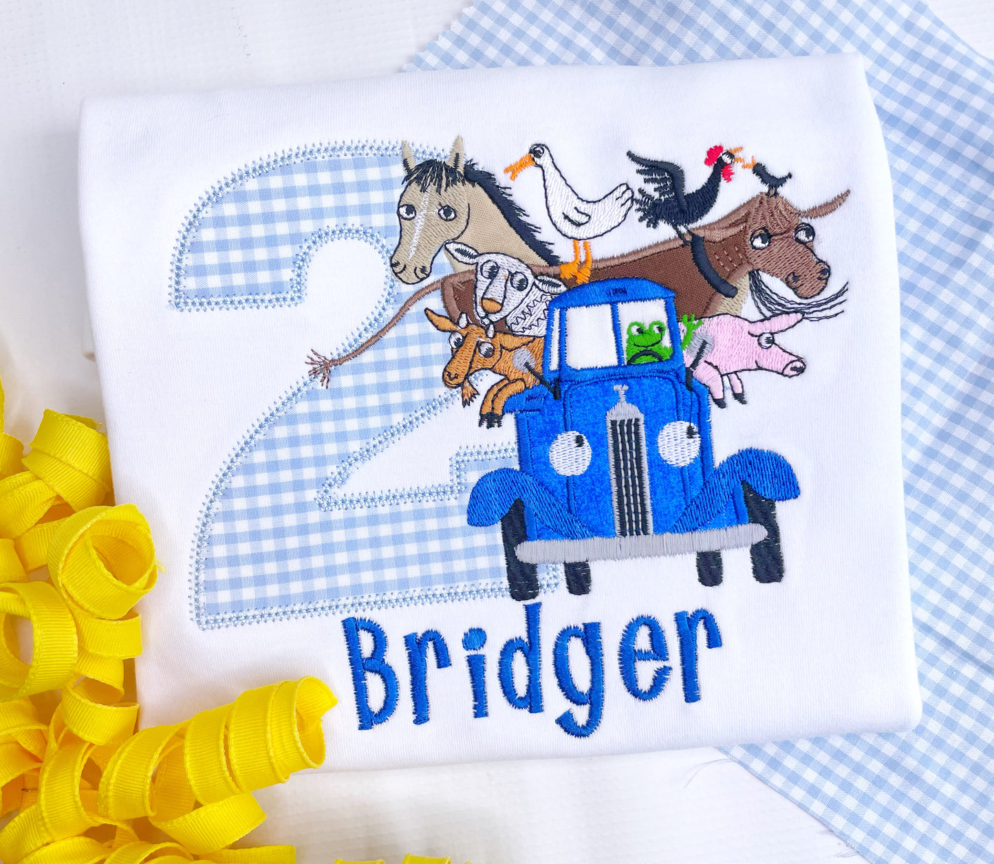 Animal Truck Birthday Design