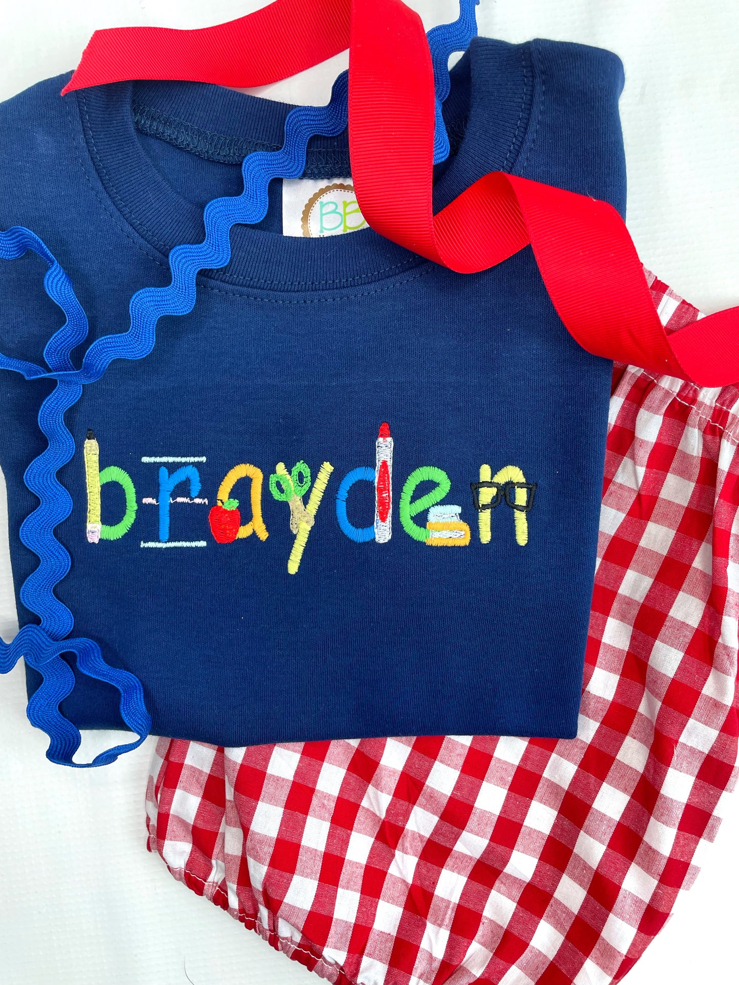 B2S Boys School Alphabet Design