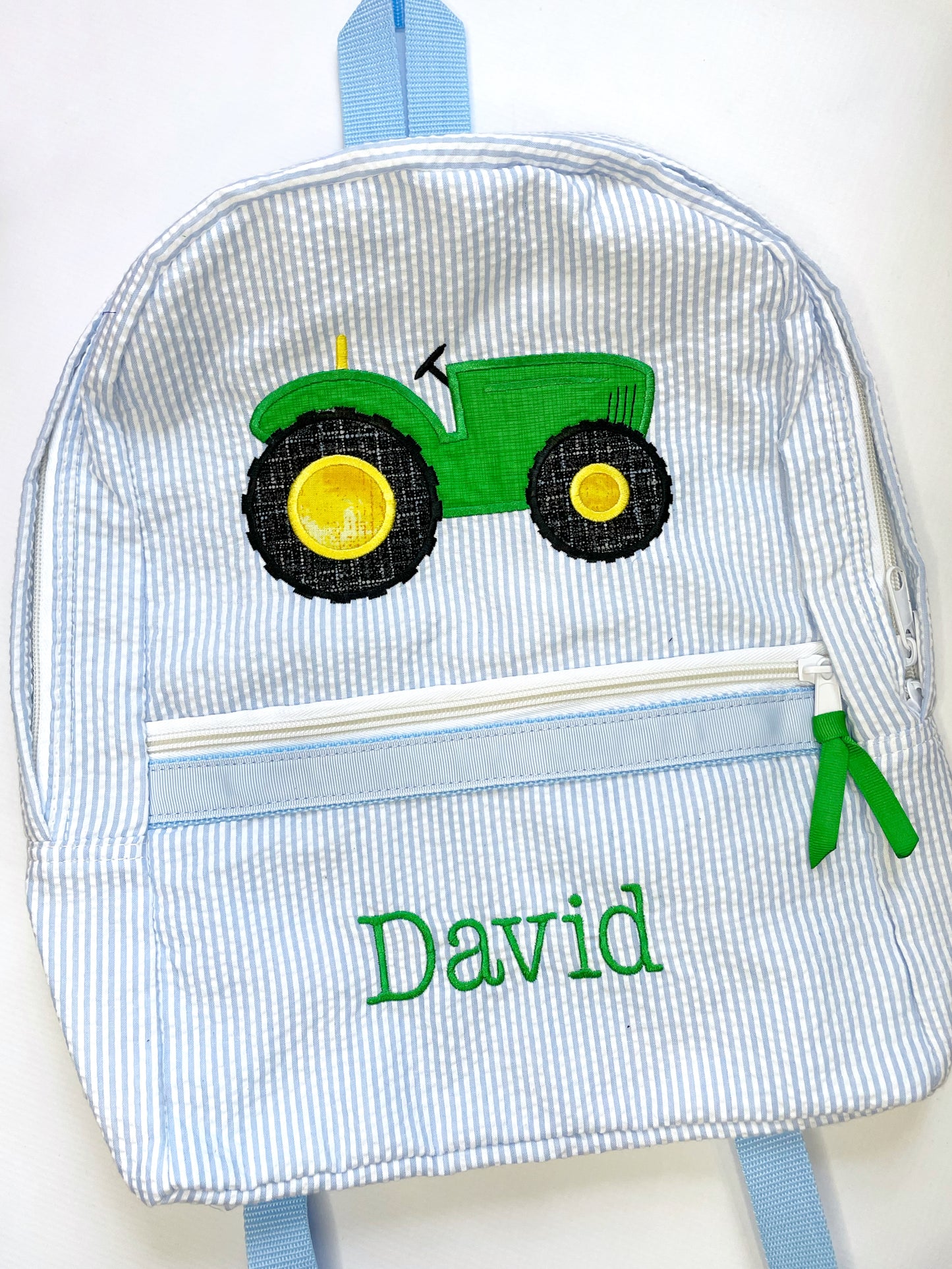 B2S Medium SIzed Backpacks-Seersucker/Nylon (Mint Brand/WB Brand)