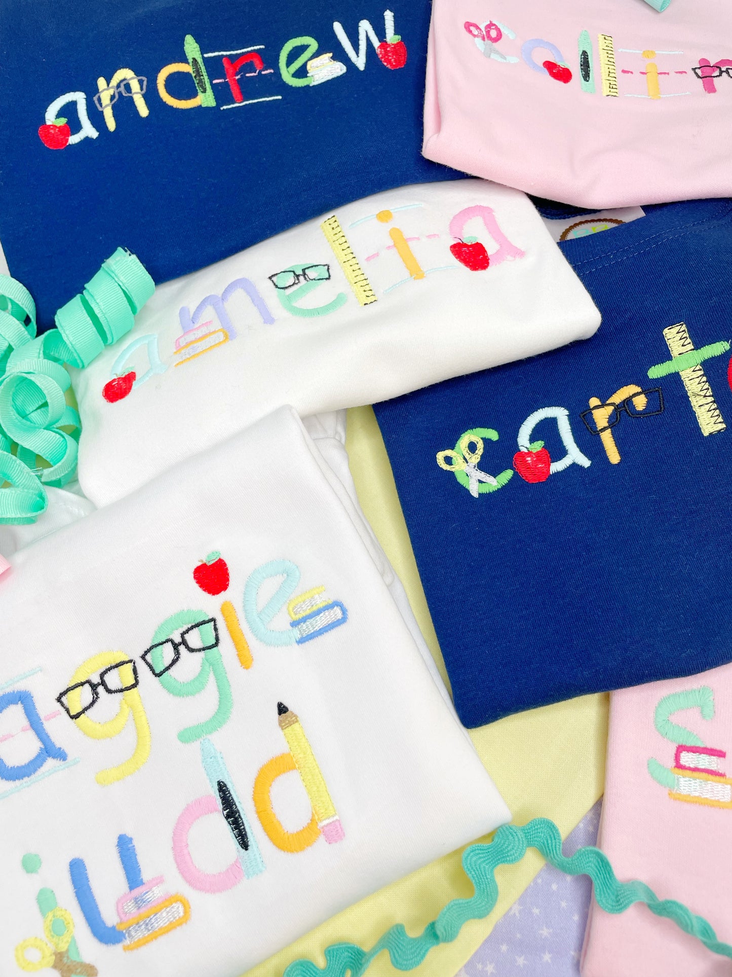 B2S Boys School Alphabet Design