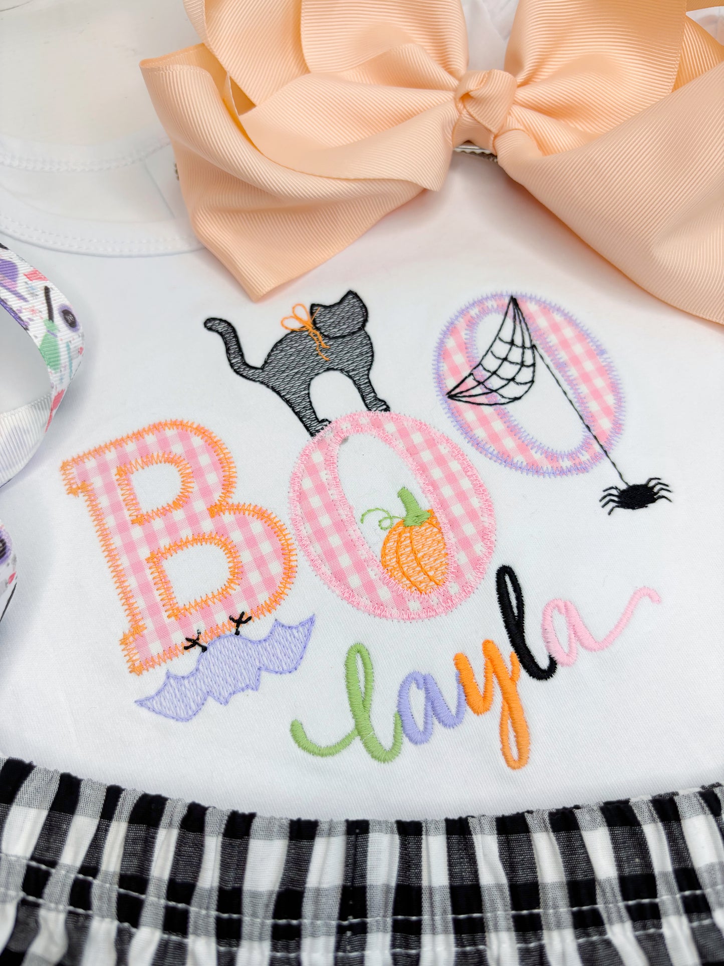 BOO Applique Design