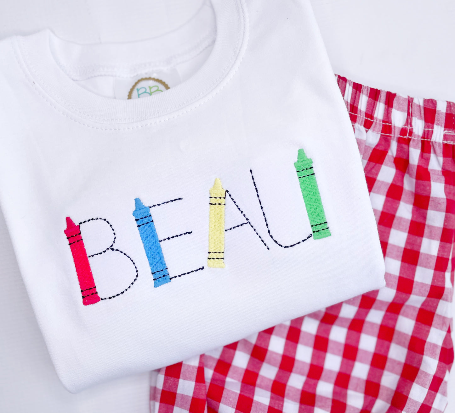 B2S Crayon Name Font Design