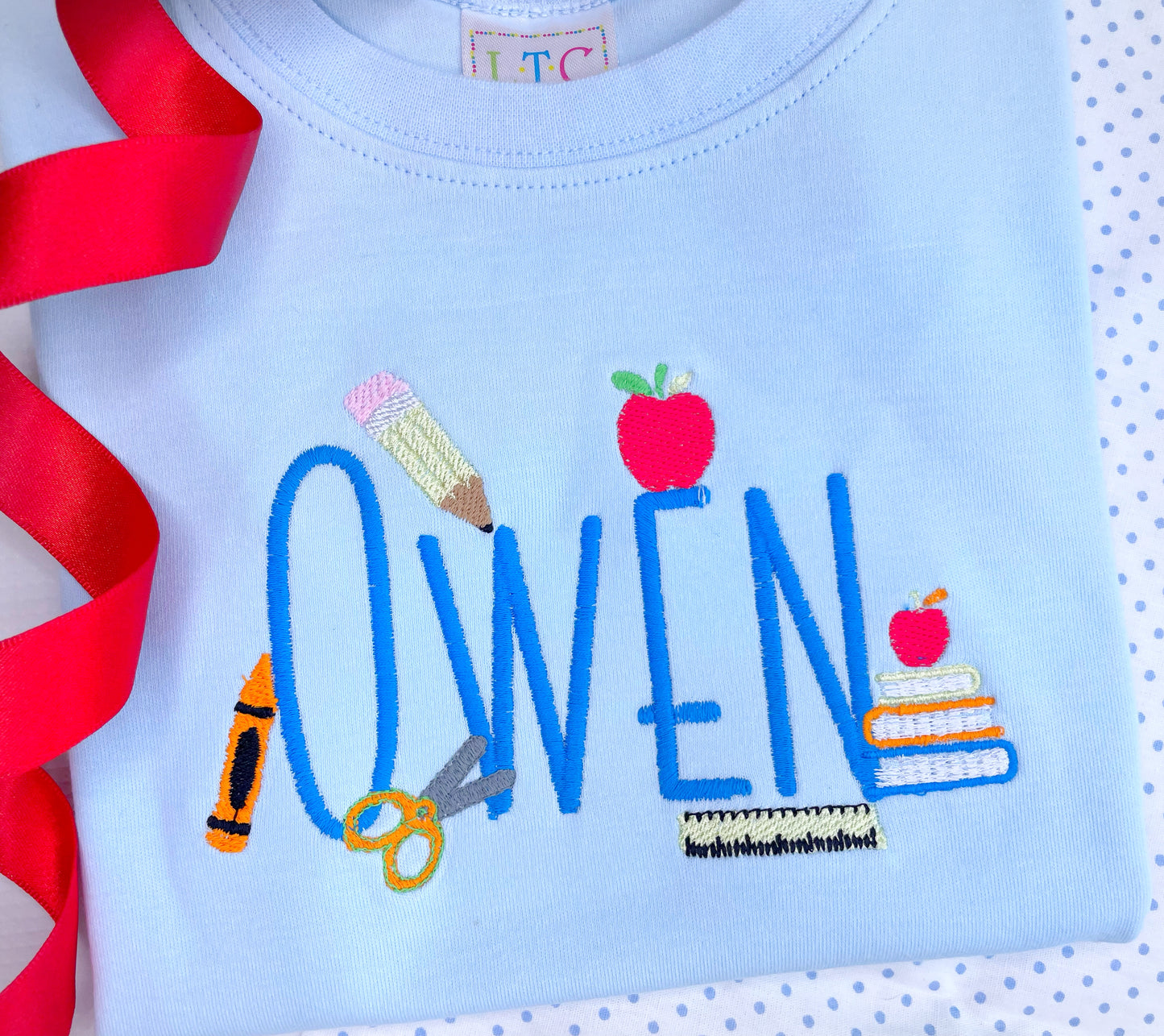 B2S School Supply Name Shirt