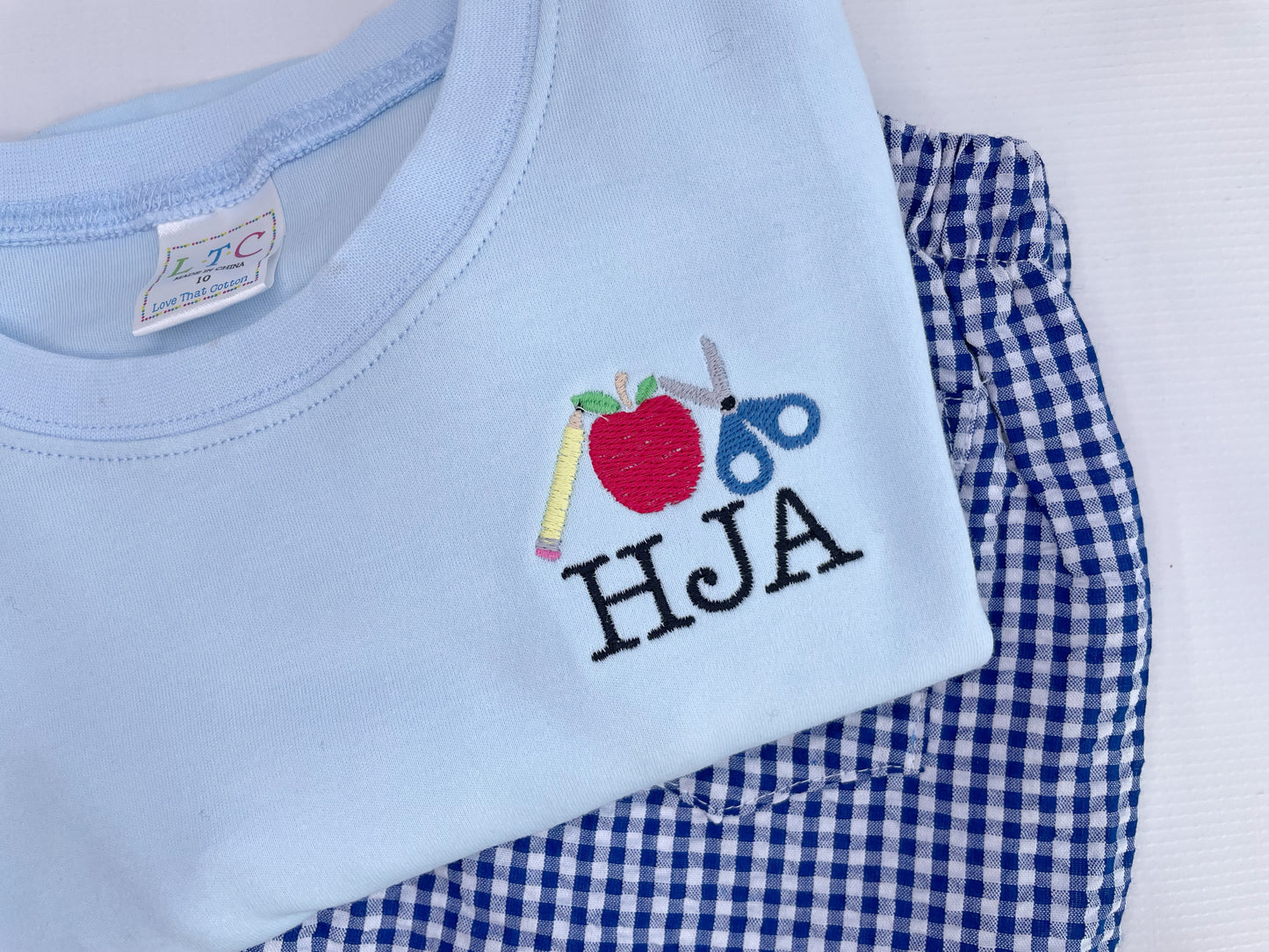 B2S School Mini Left Chest Monogram