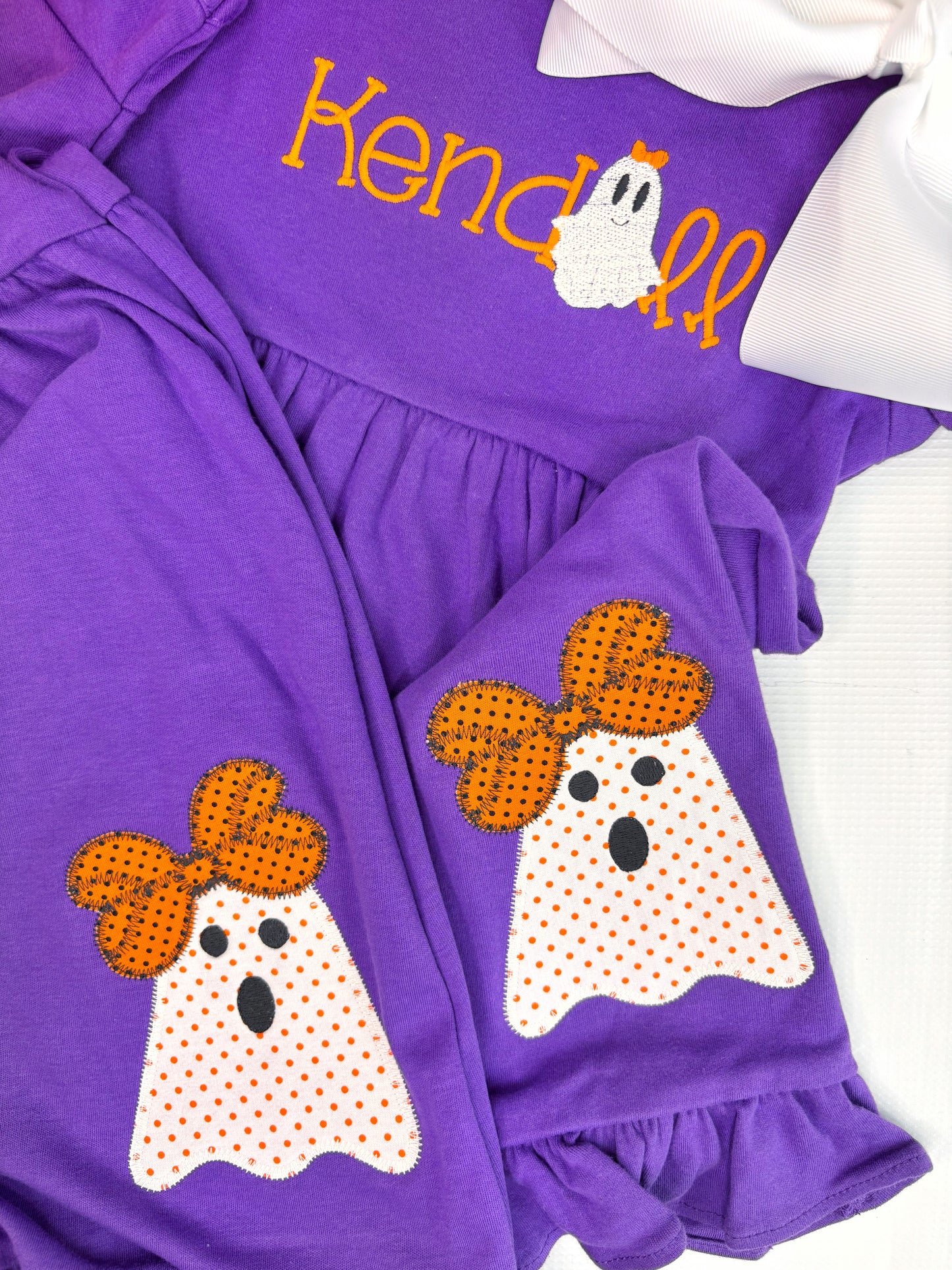 Bow-tiful Ghost Halloween Dress