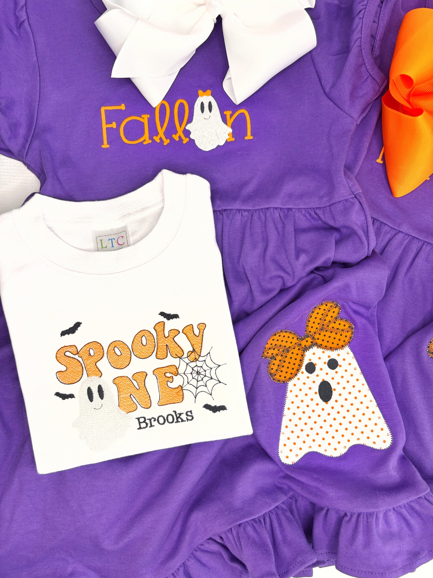 Bow-tiful Ghost Halloween Dress