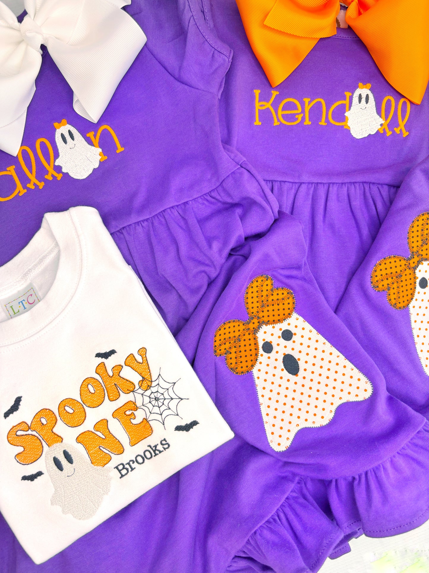 Bow-tiful Ghost Halloween Dress