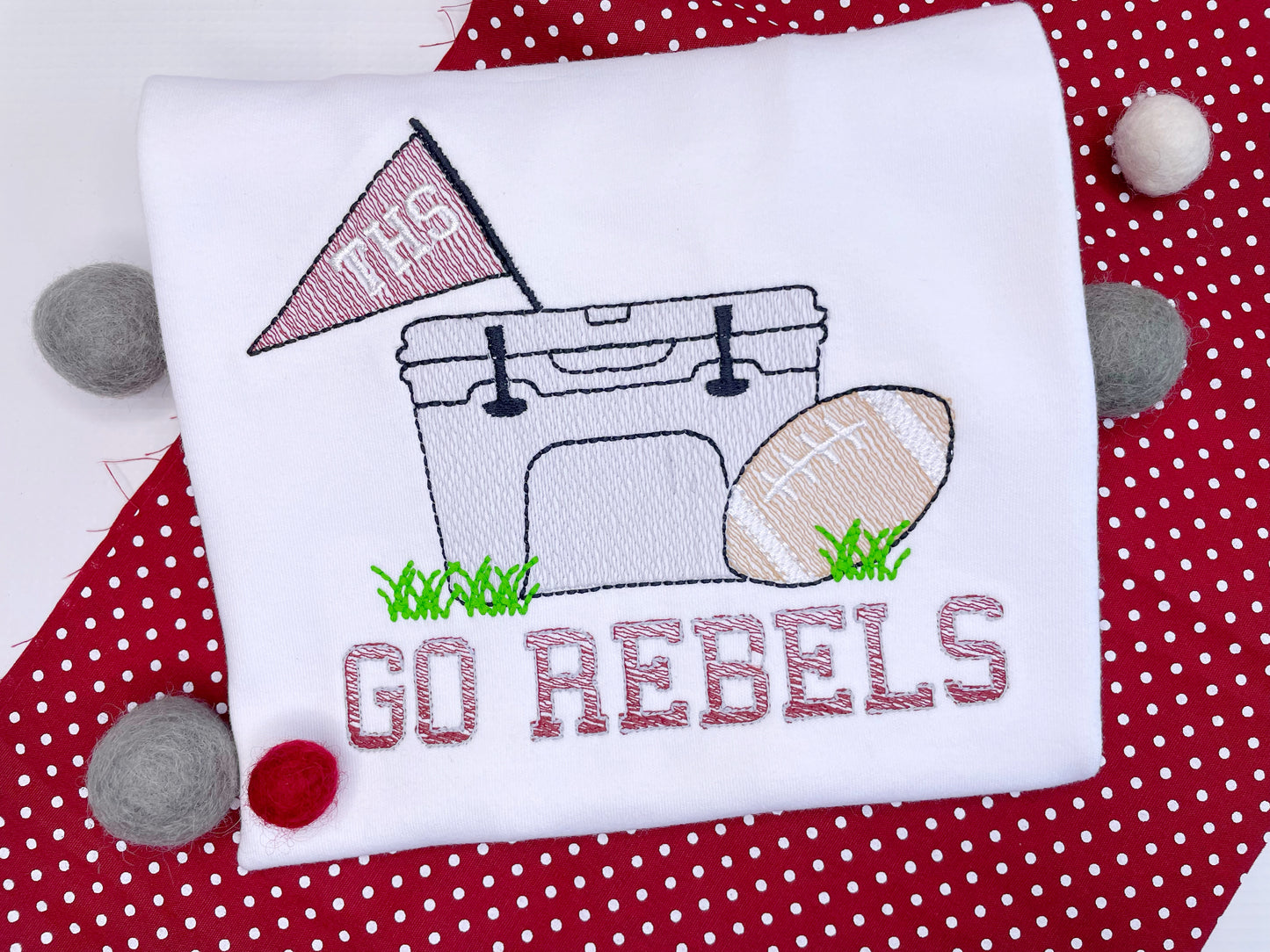 Tailgate Embroidery Design