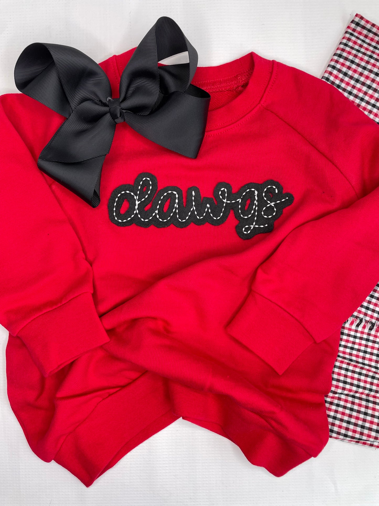 Hand Drawn Felt Vintage Name UNISEX Sweatshirt