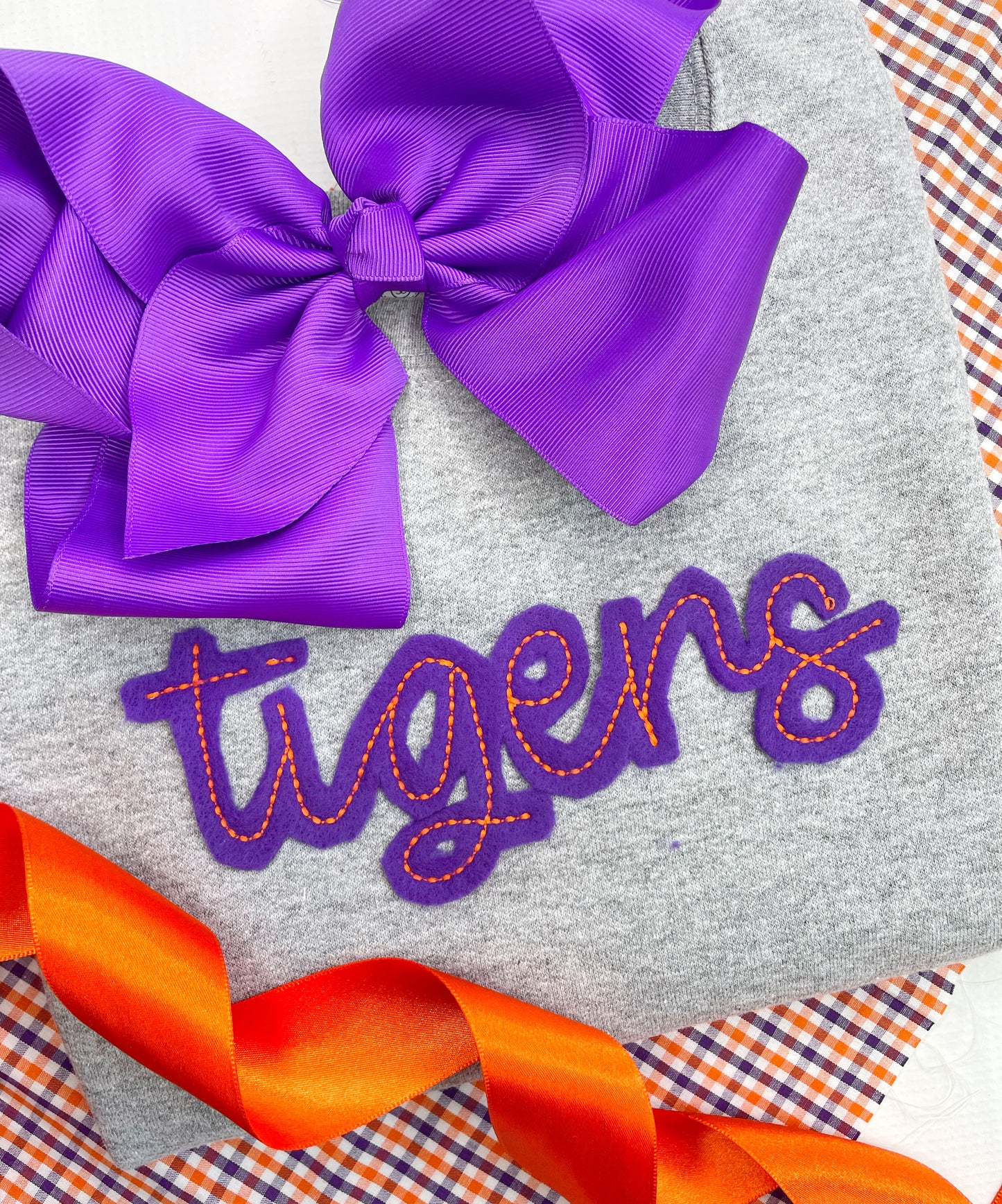 Hand Drawn Felt Vintage Name UNISEX Sweatshirt