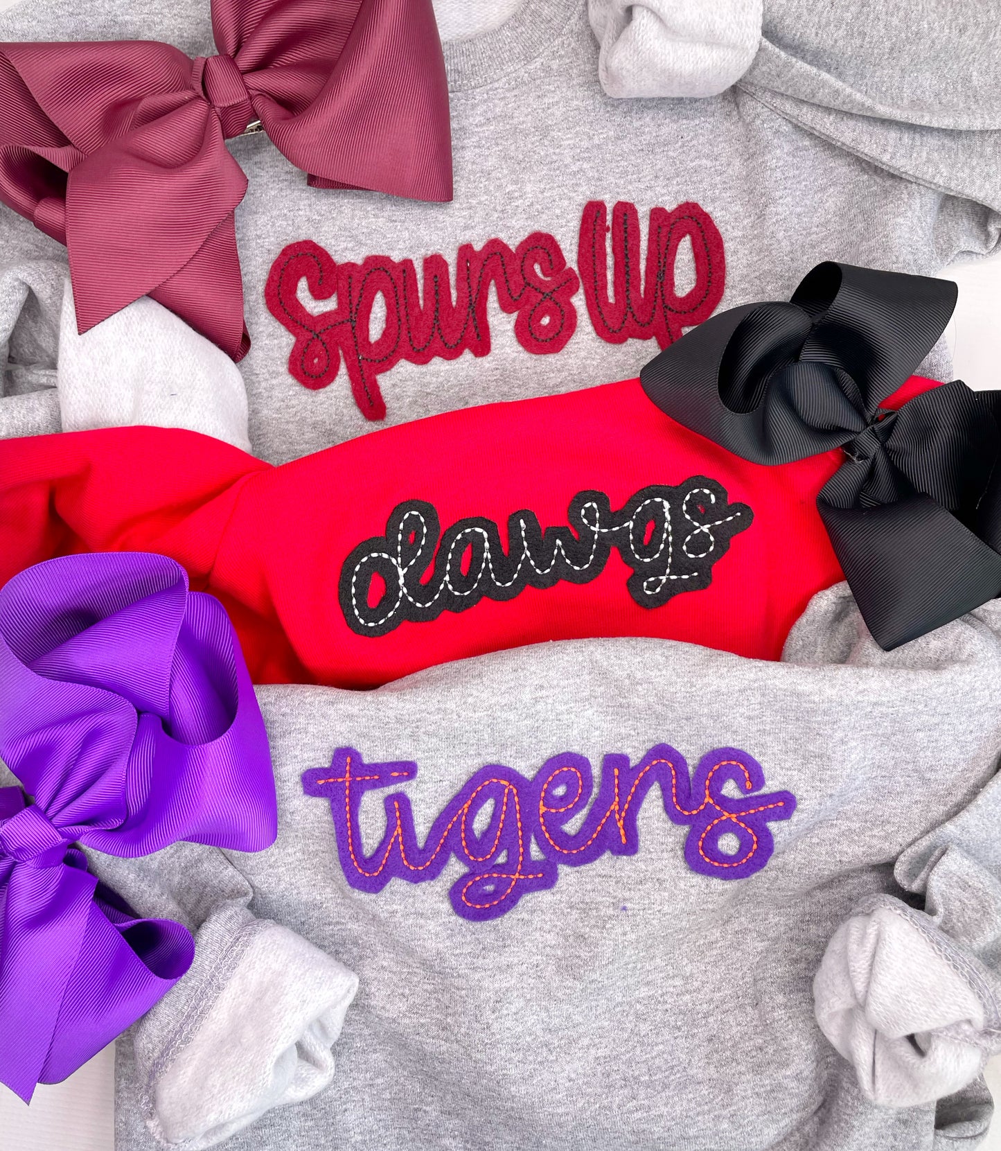 Hand Drawn Felt Vintage Name UNISEX Sweatshirt