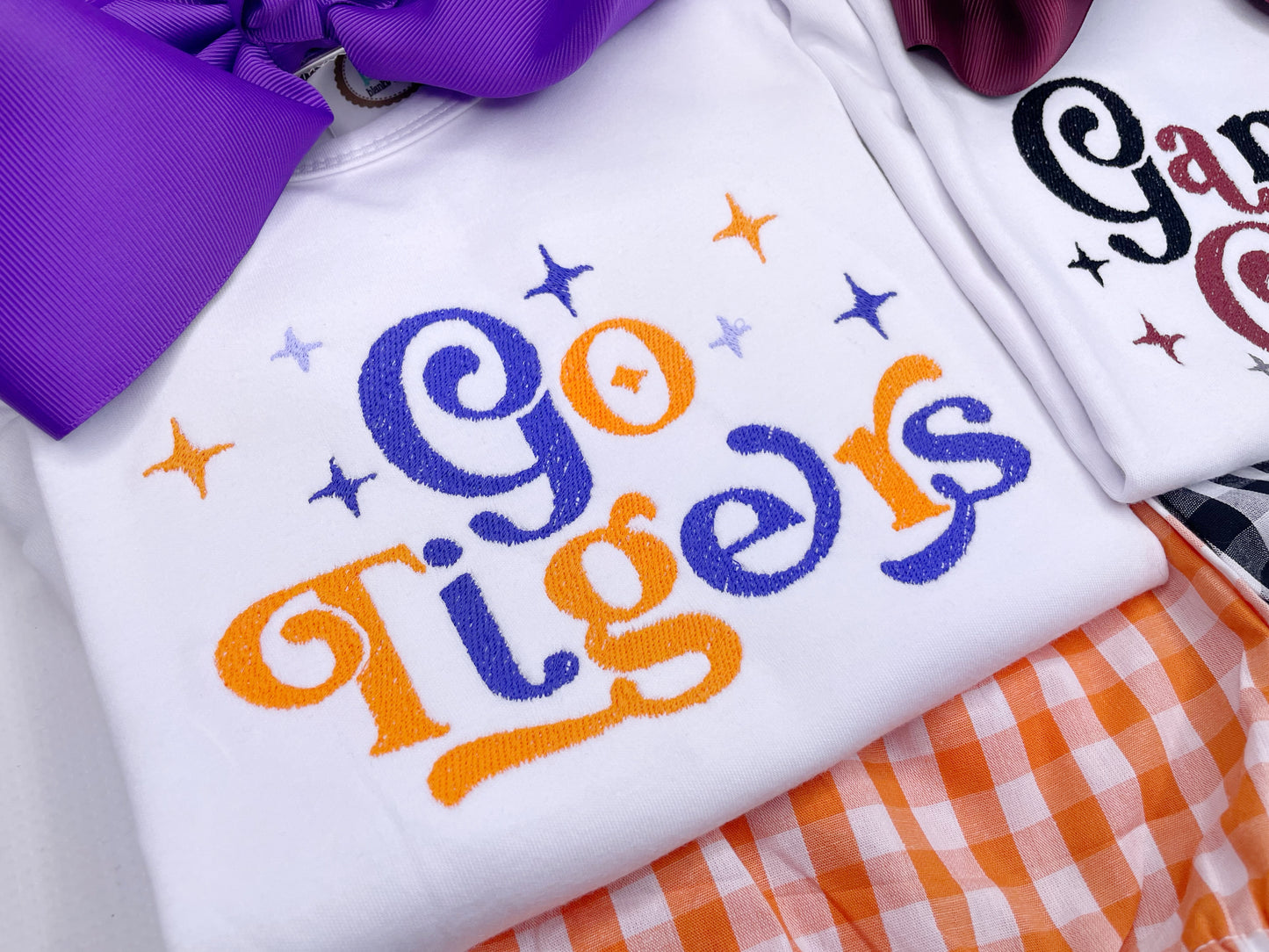 GO "Team" Vintage Font Shirt Design