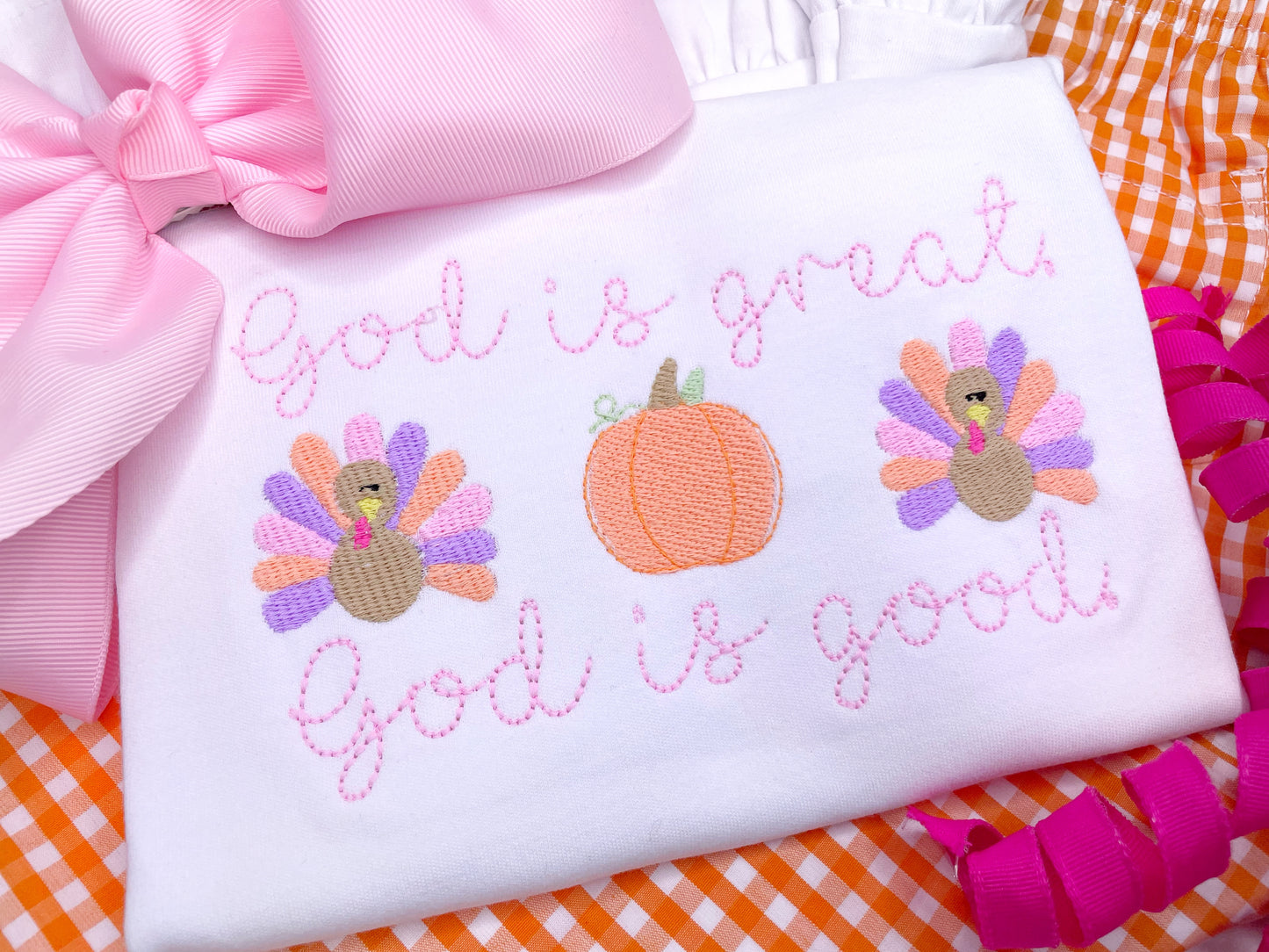 "God is Great. God is Good." Girl's Design