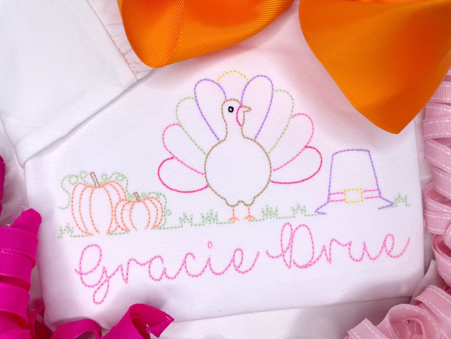 Thanksgiving/Turkey Line Design for Boy's & Girls