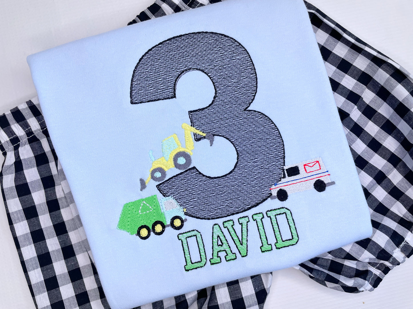 Vehicles Sketch Birthday Design