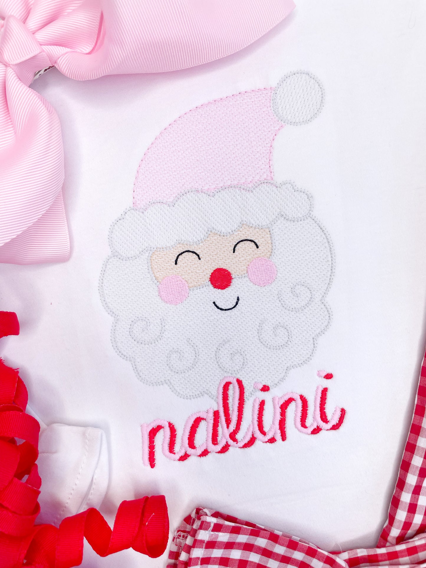 Santa Face Vintage Sketch Design