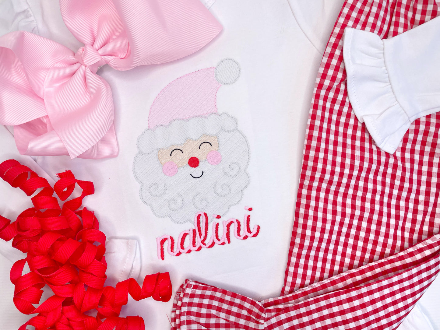 Santa Face Vintage Sketch Design