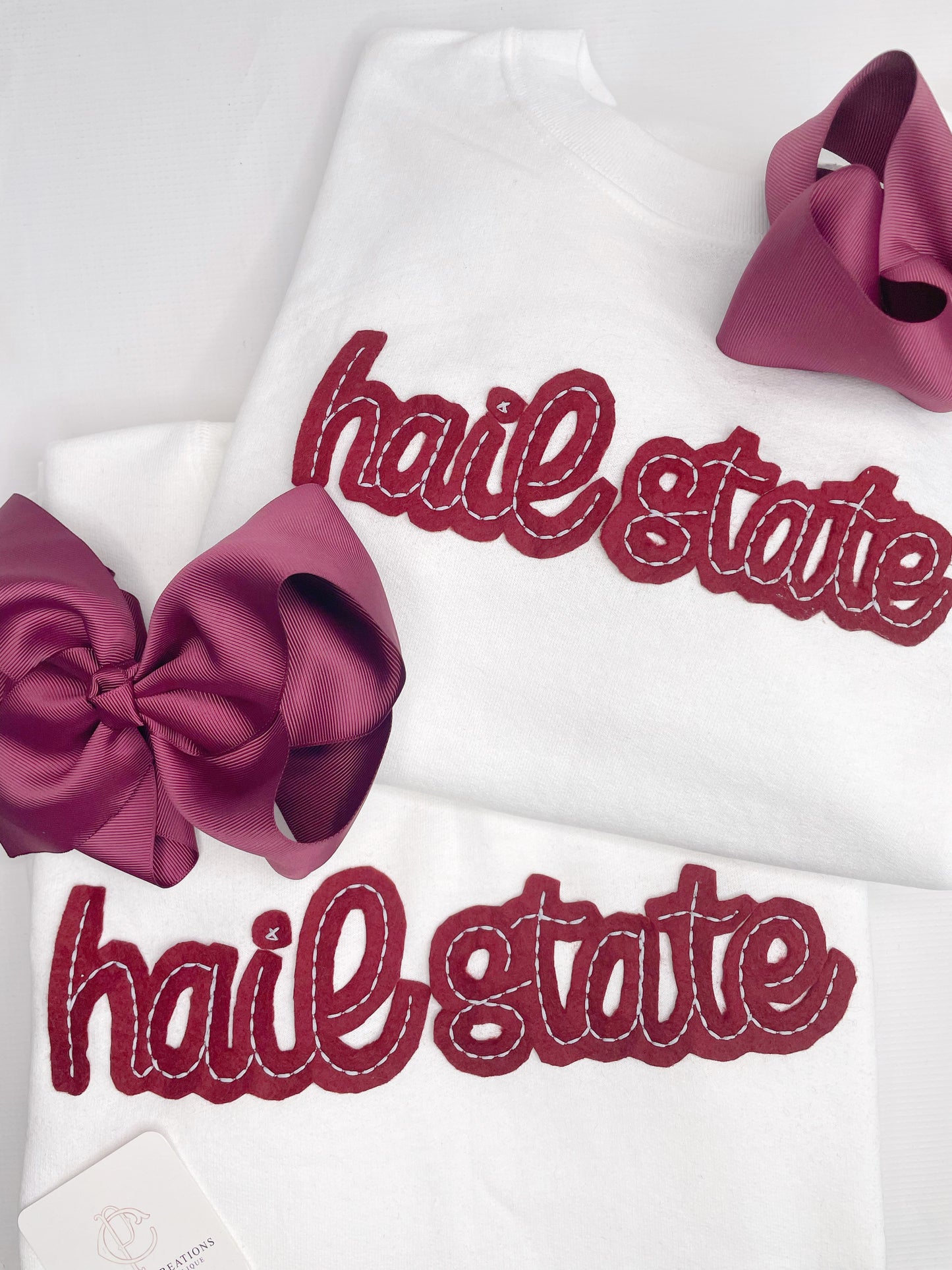 Adult Felt Name Sweatshirts