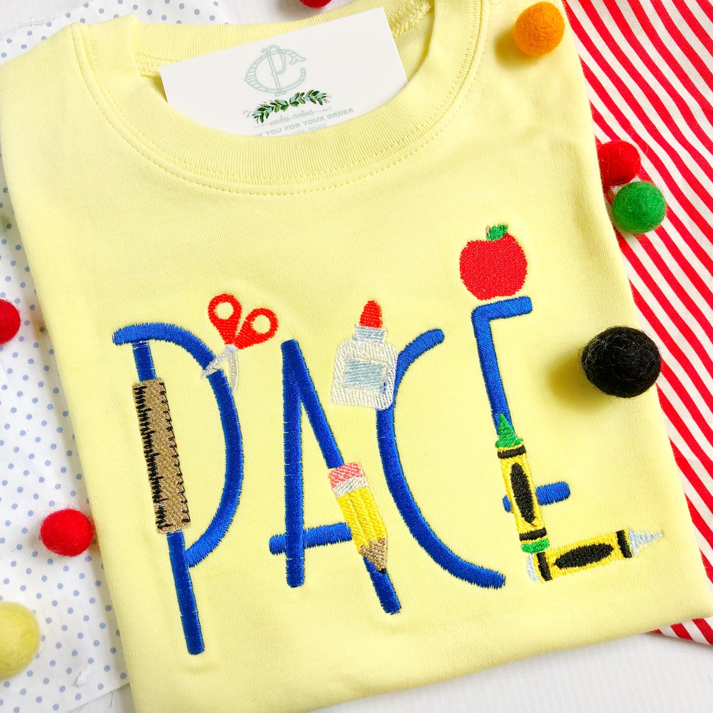 B2S School Supply Name Shirt