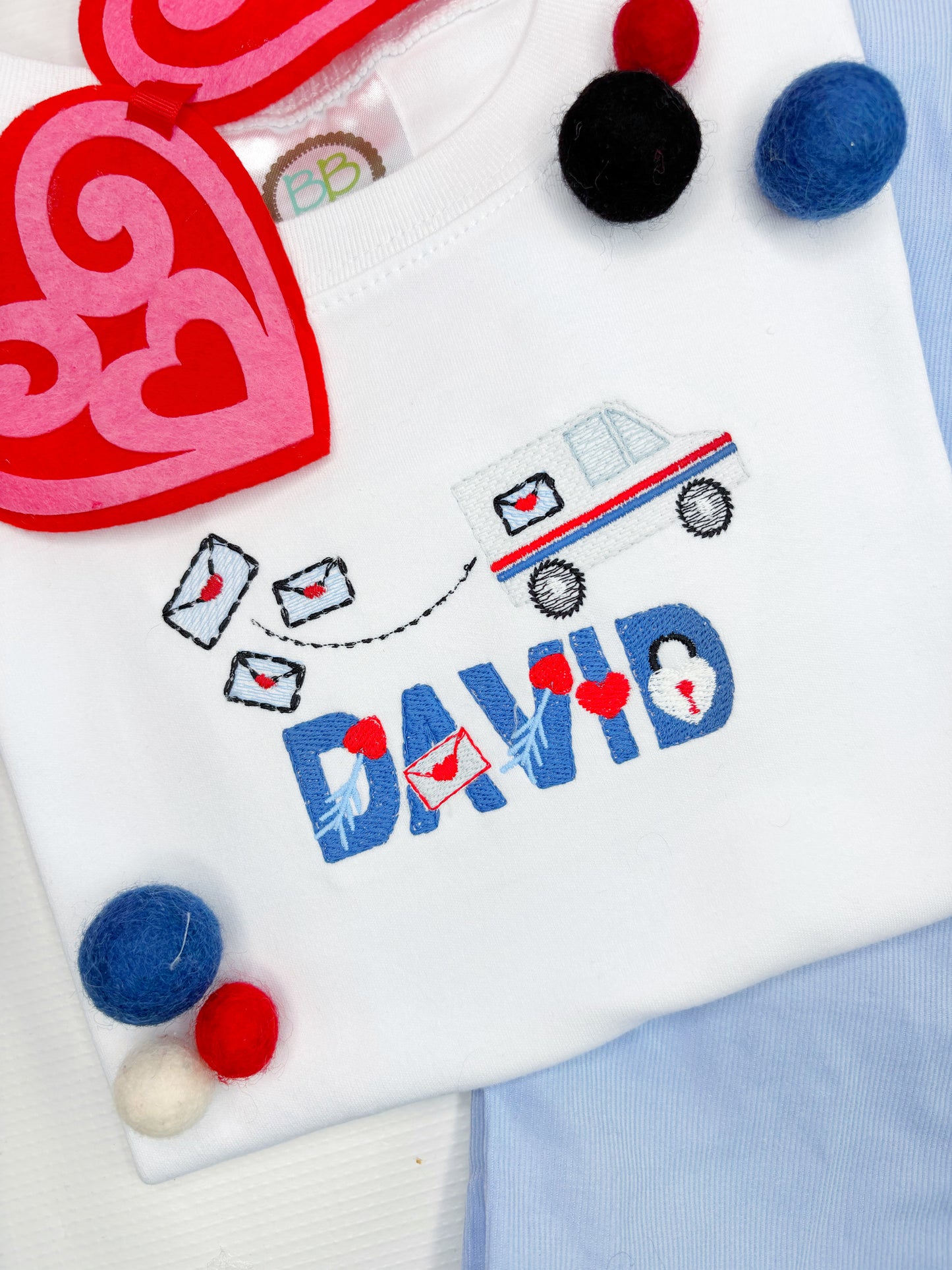Valentine Mail Truck Design