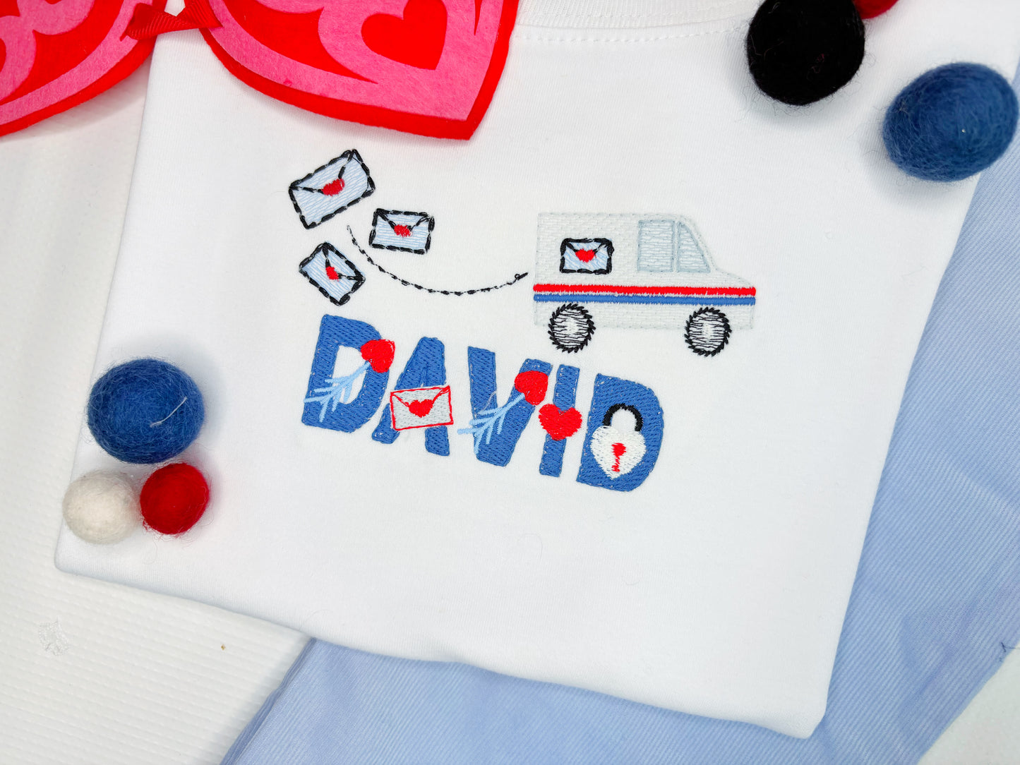 Valentine Mail Truck Design