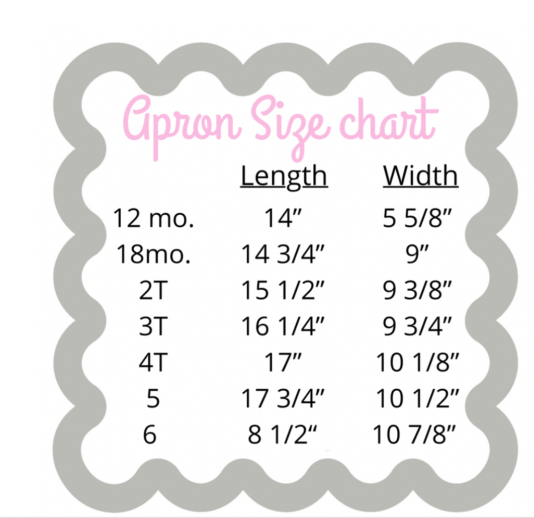 Girl's Apron Shorts Set